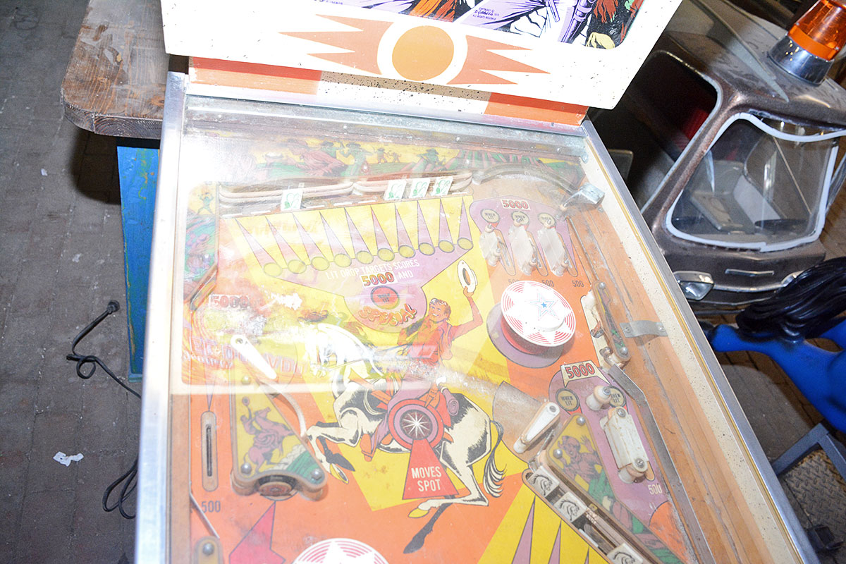 Vintage Gottlieb "El Dorado" Cowboy Theme Pinball Machine