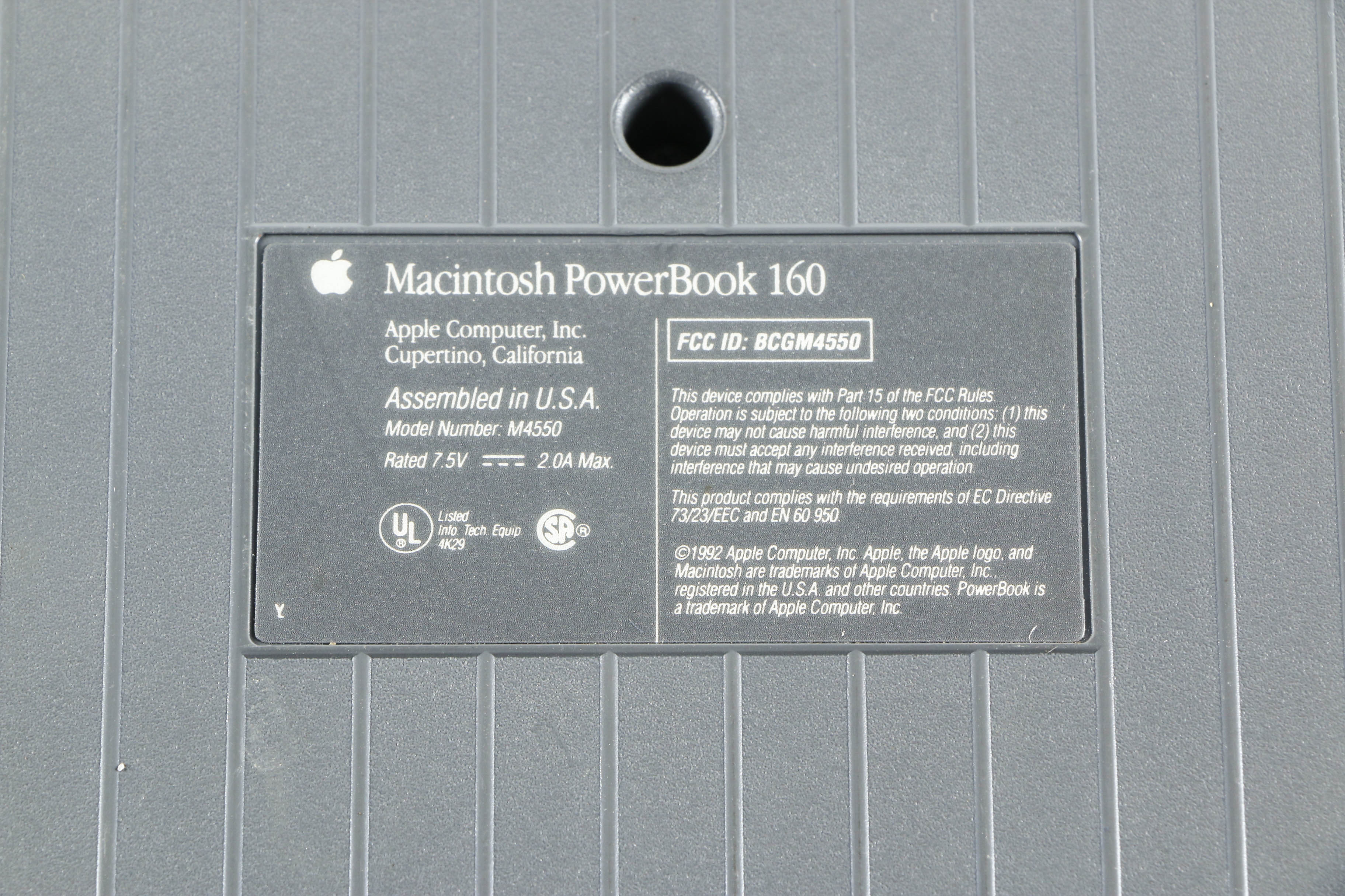 Macintosh Powerbook 160 Laptop Computer