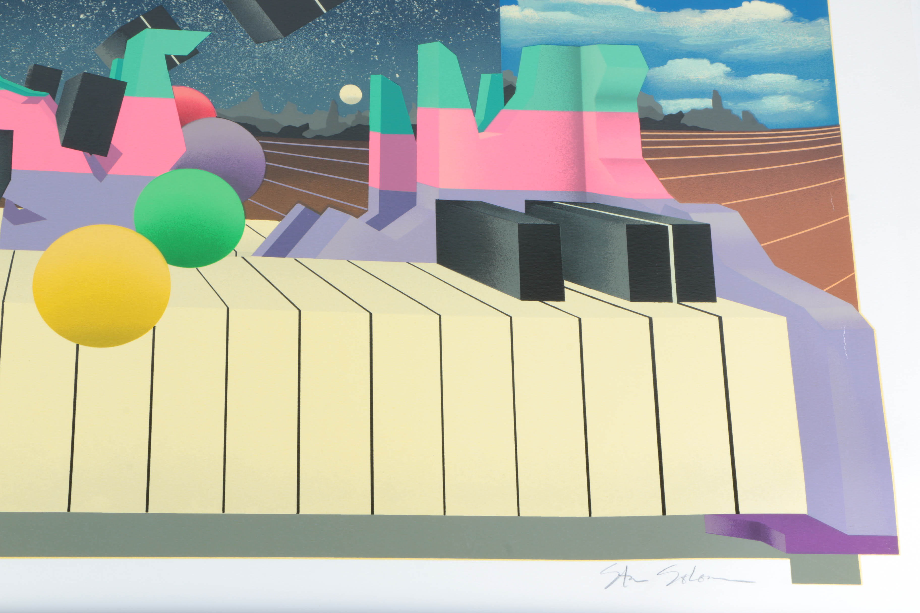 Stan Solomon Limited Edition Print "Above and Beyond"