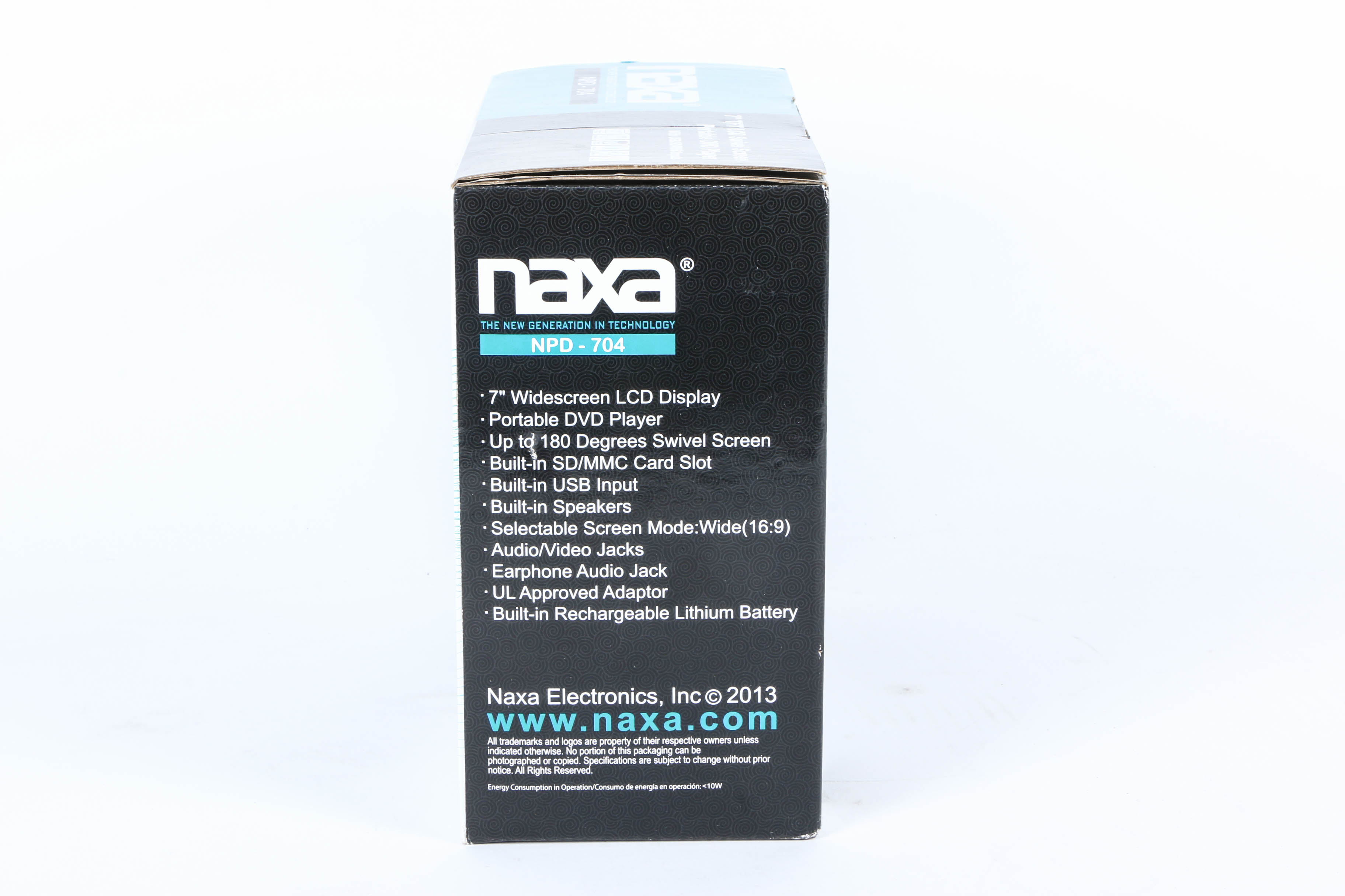 Naxa Portable DVD Player and DVD Collection