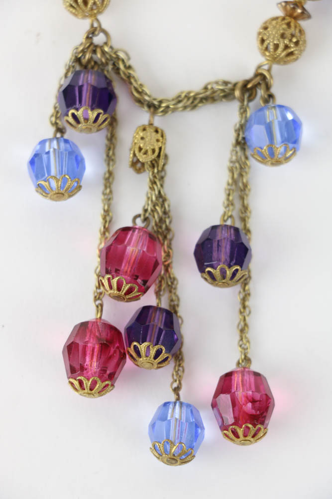 Gold Tone Costume Jewelry Including Ben-Amun, Miriam Haskell, and Yosca
