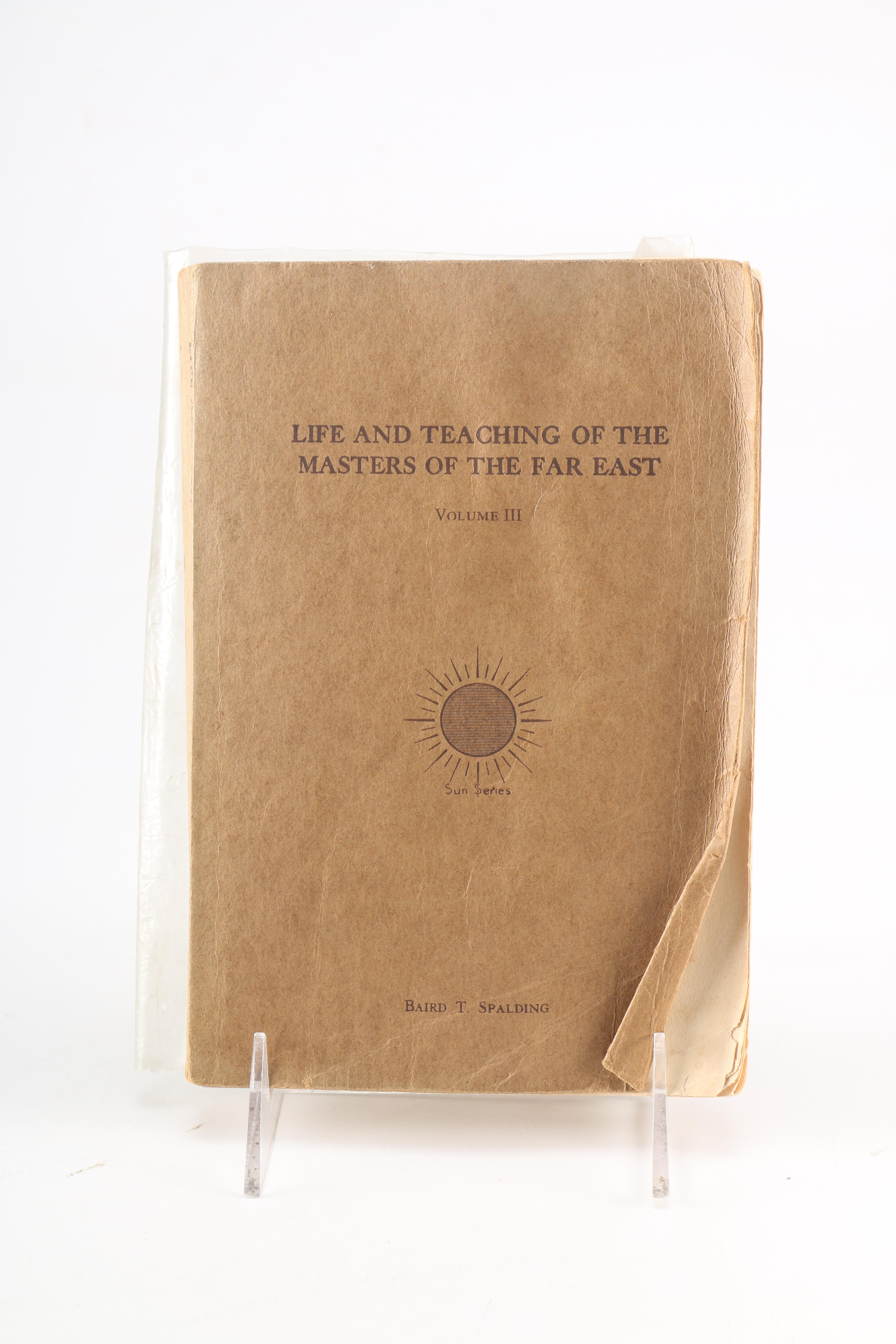 Vintage East Asian Spirituality Books and "The Spy" by James Fenimore