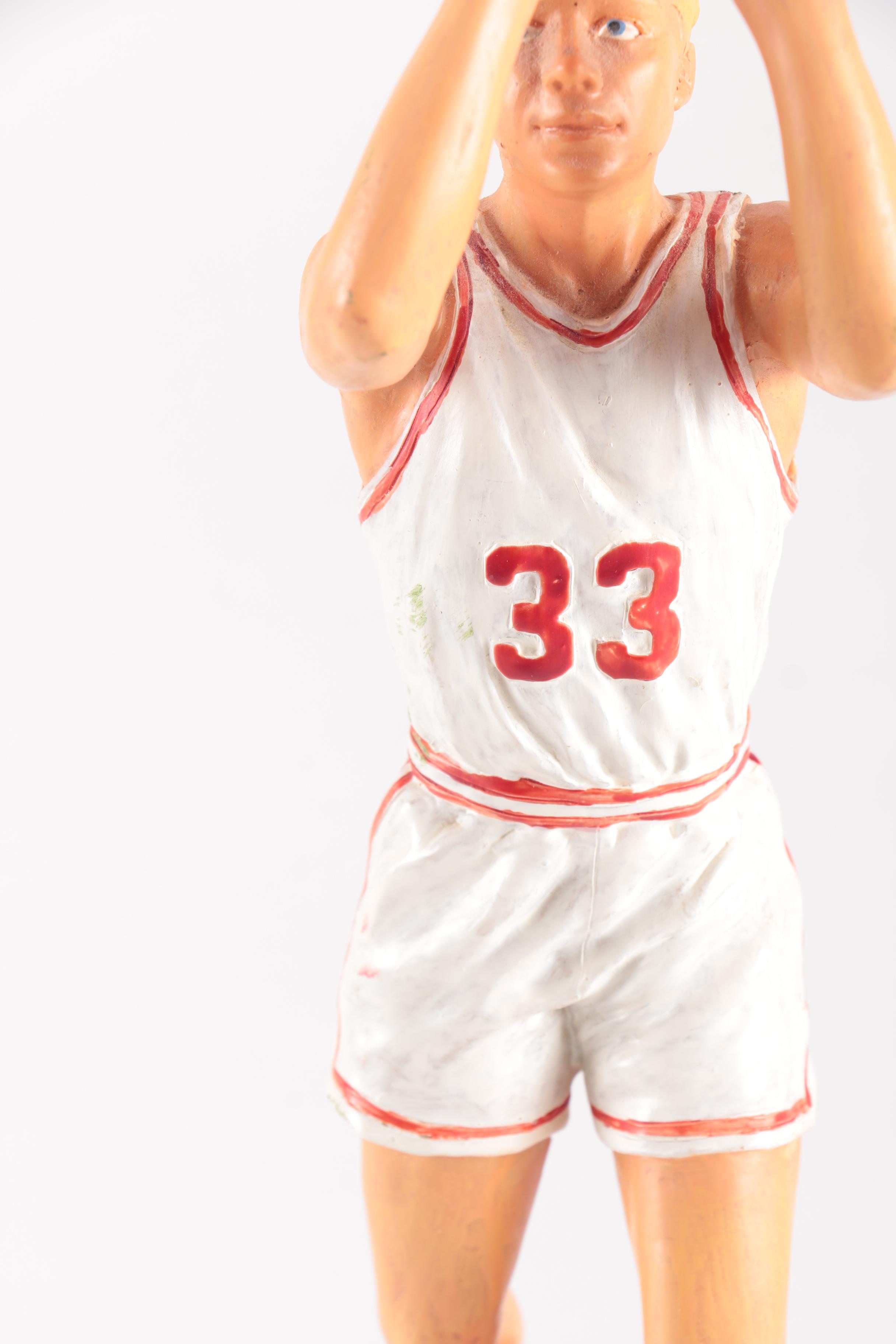 Larry Bird Basketball Plastic Figurine