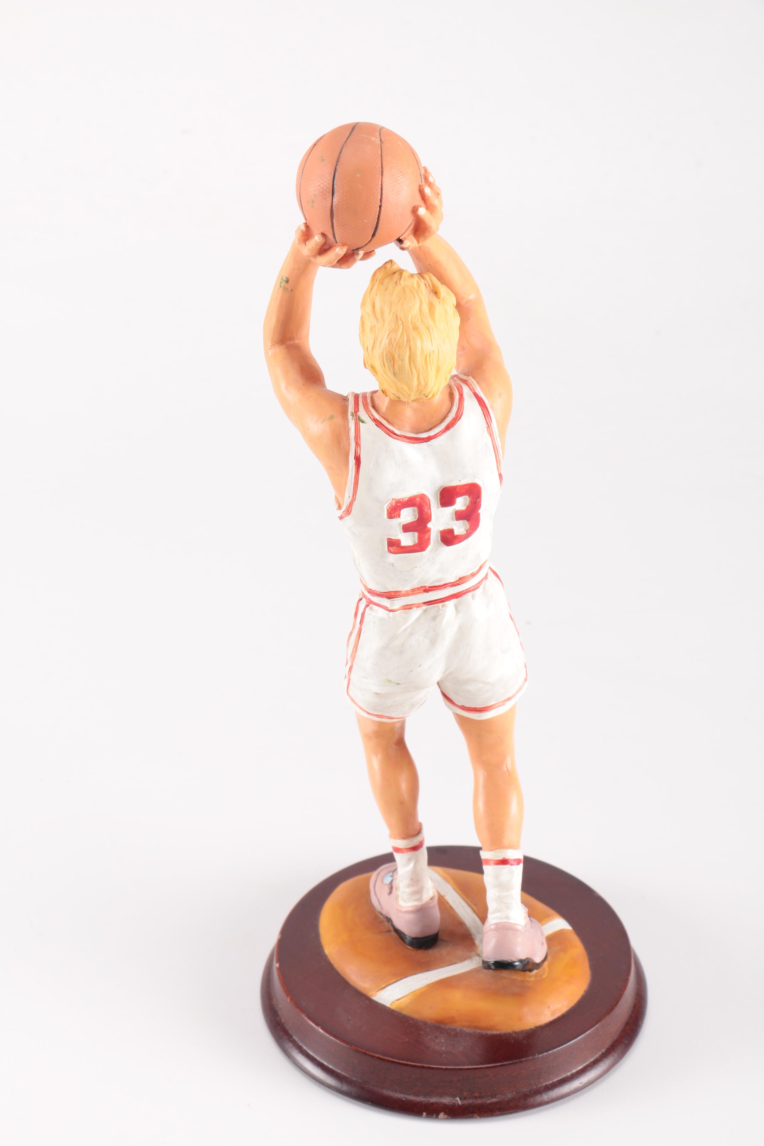 Larry Bird Basketball Plastic Figurine