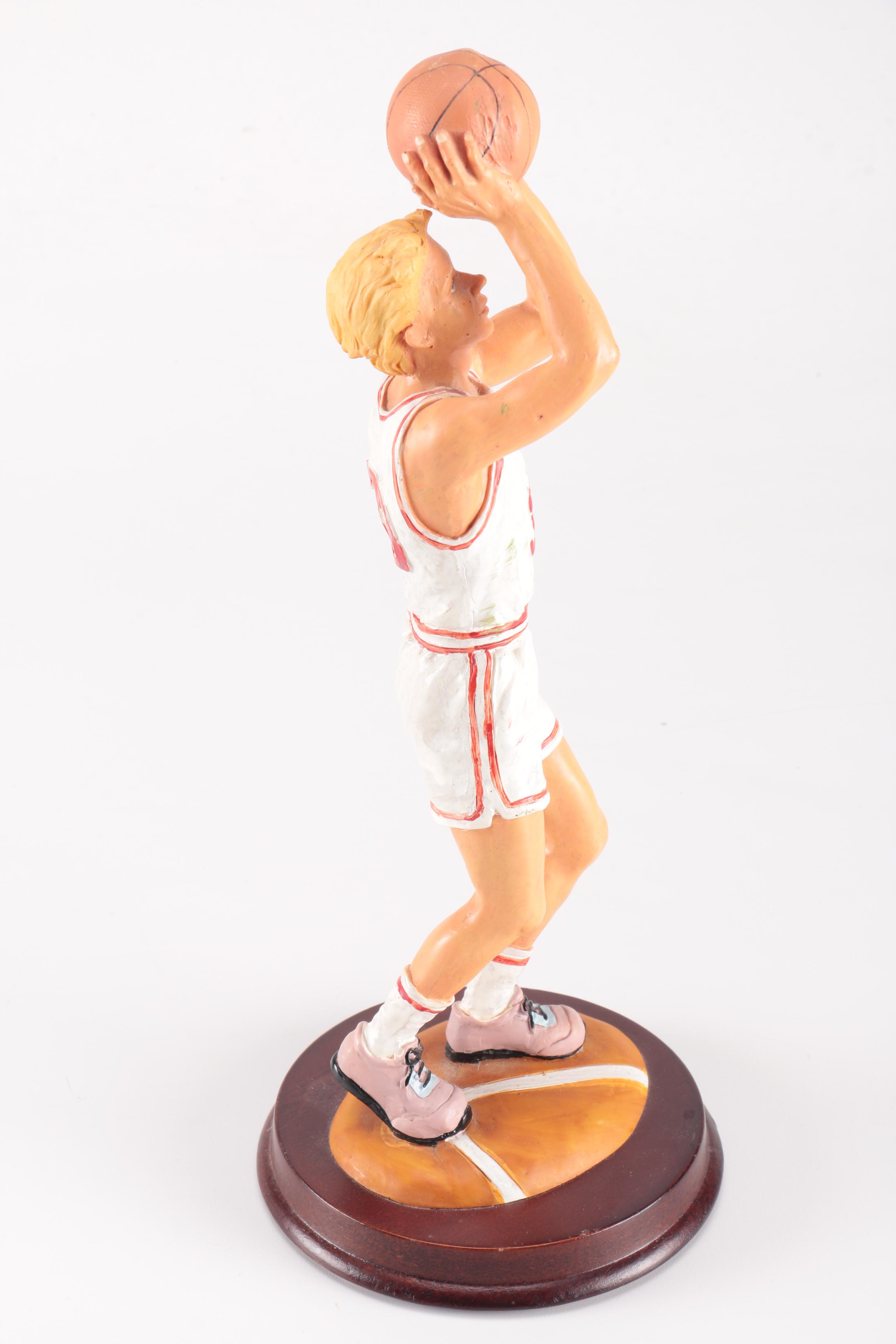 Larry Bird Basketball Plastic Figurine
