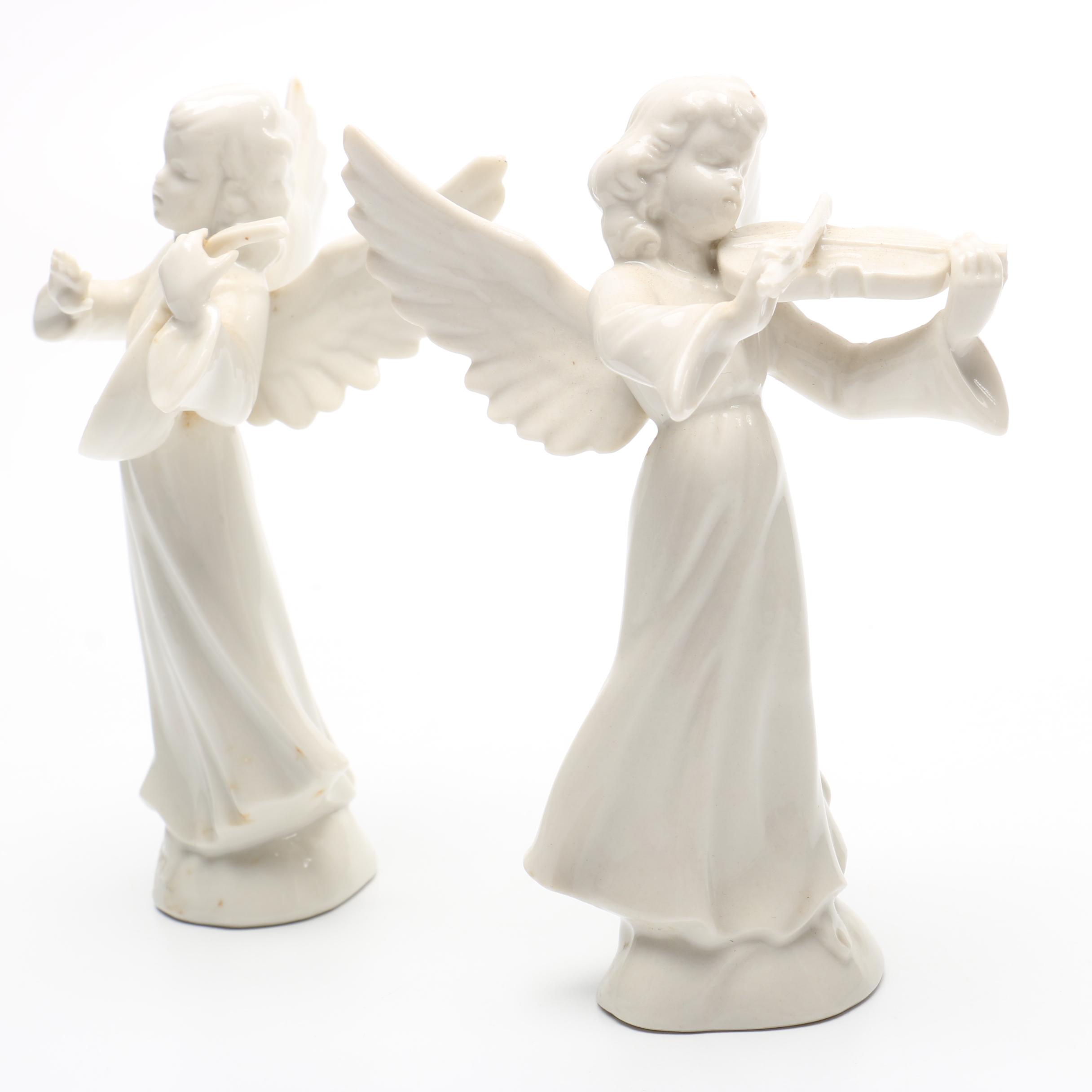 Two Porcelain Angels