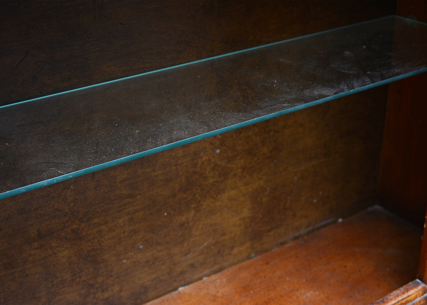 Vintage Console Cabinet With Marble Top