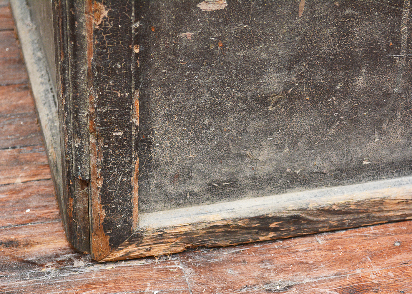Antique Flat Top Trunk