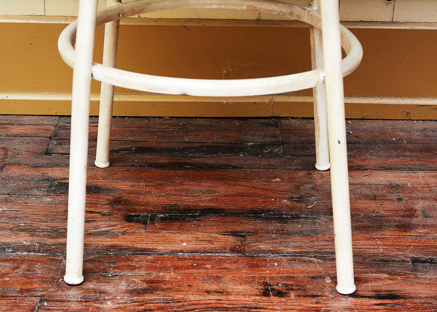 Repurposed Hand Painted Table