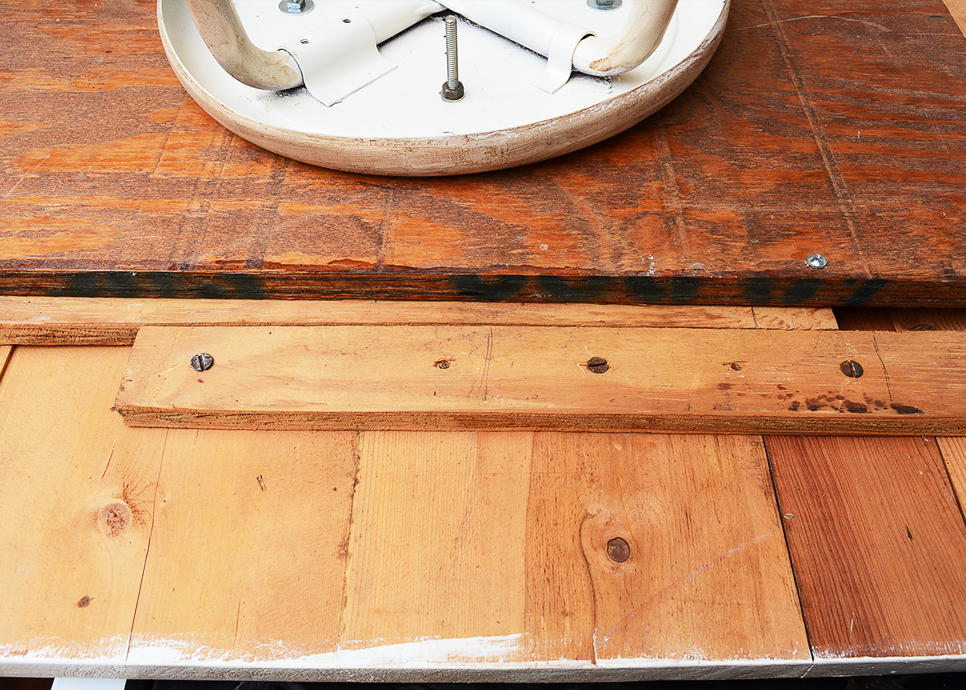 Repurposed Hand Painted Table