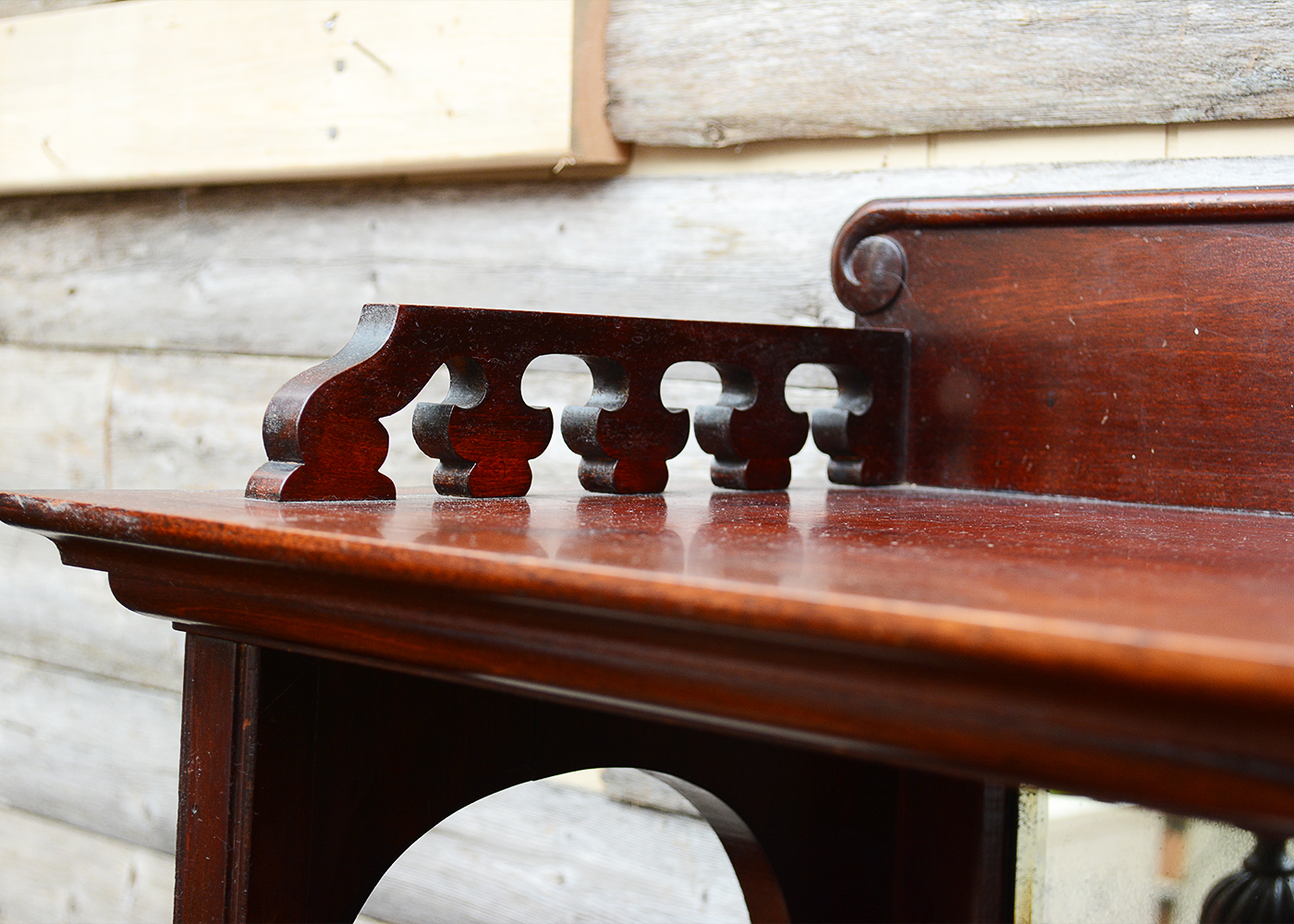 Turn-of-the-Century Mahogany Bookcase Cabinet from J. H. Little & Co.