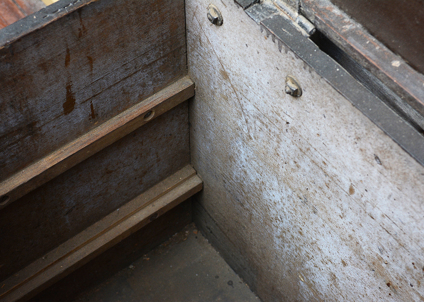 Antique Flat Top Trunk