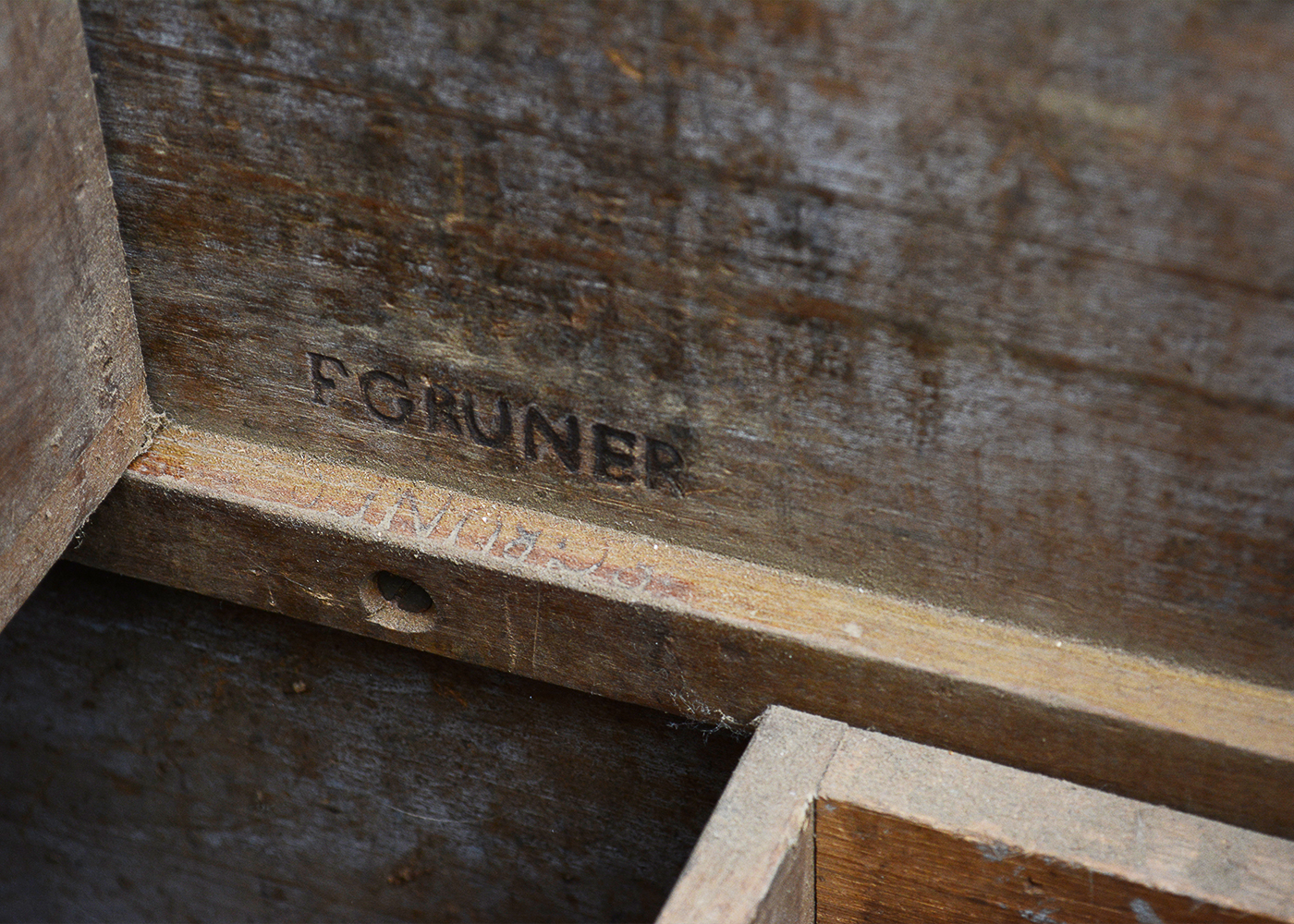 Antique Flat Top Trunk