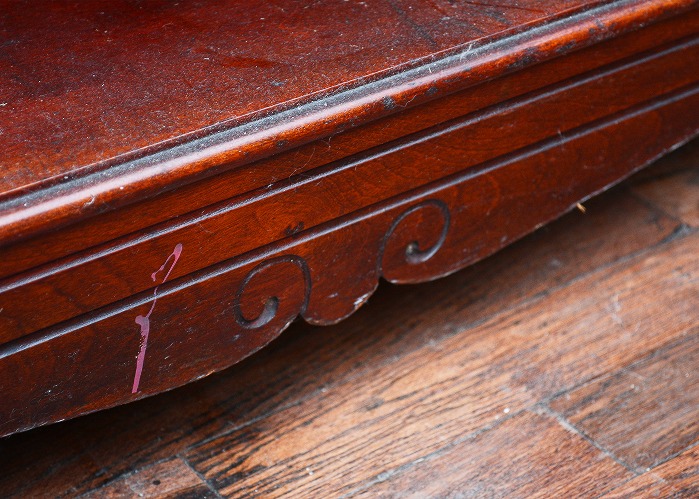 Turn-of-the-Century Mahogany Bookcase Cabinet from J. H. Little & Co.