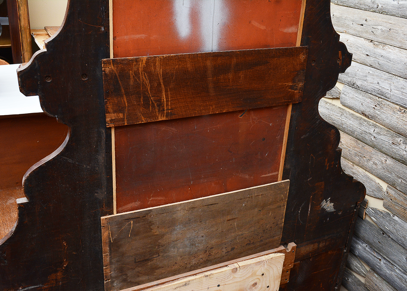Antique Victorian Style Vanity Dresser With Mirror