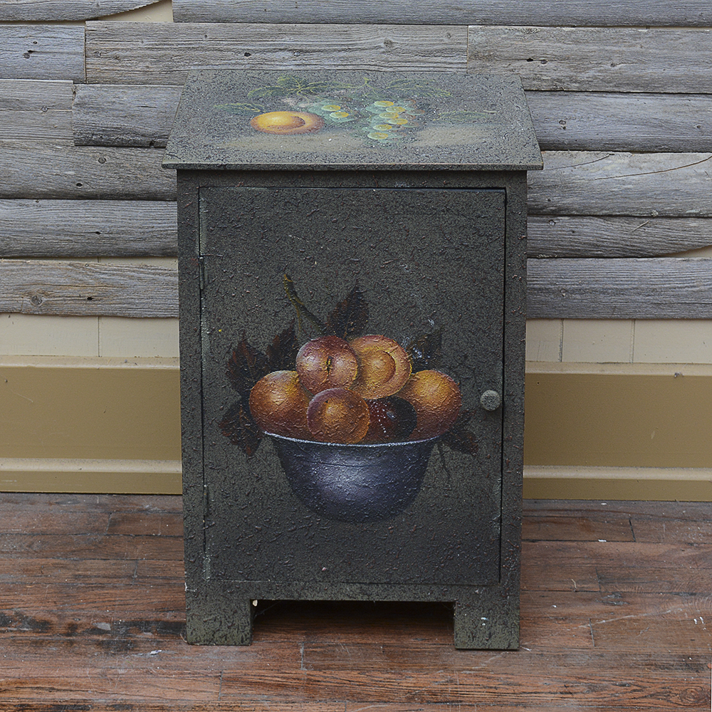 Hand Painted Side Cabinet