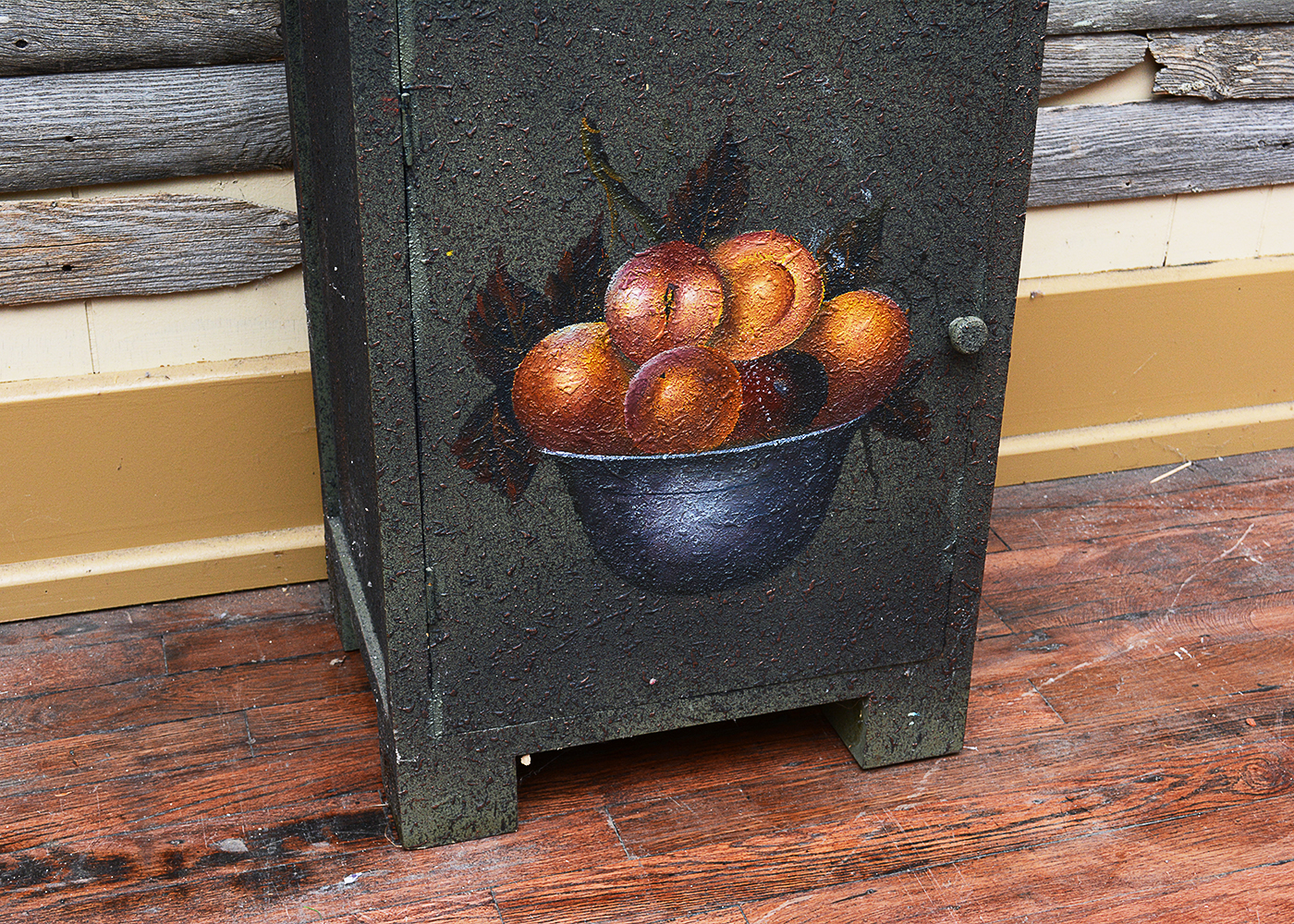 Hand Painted Side Cabinet