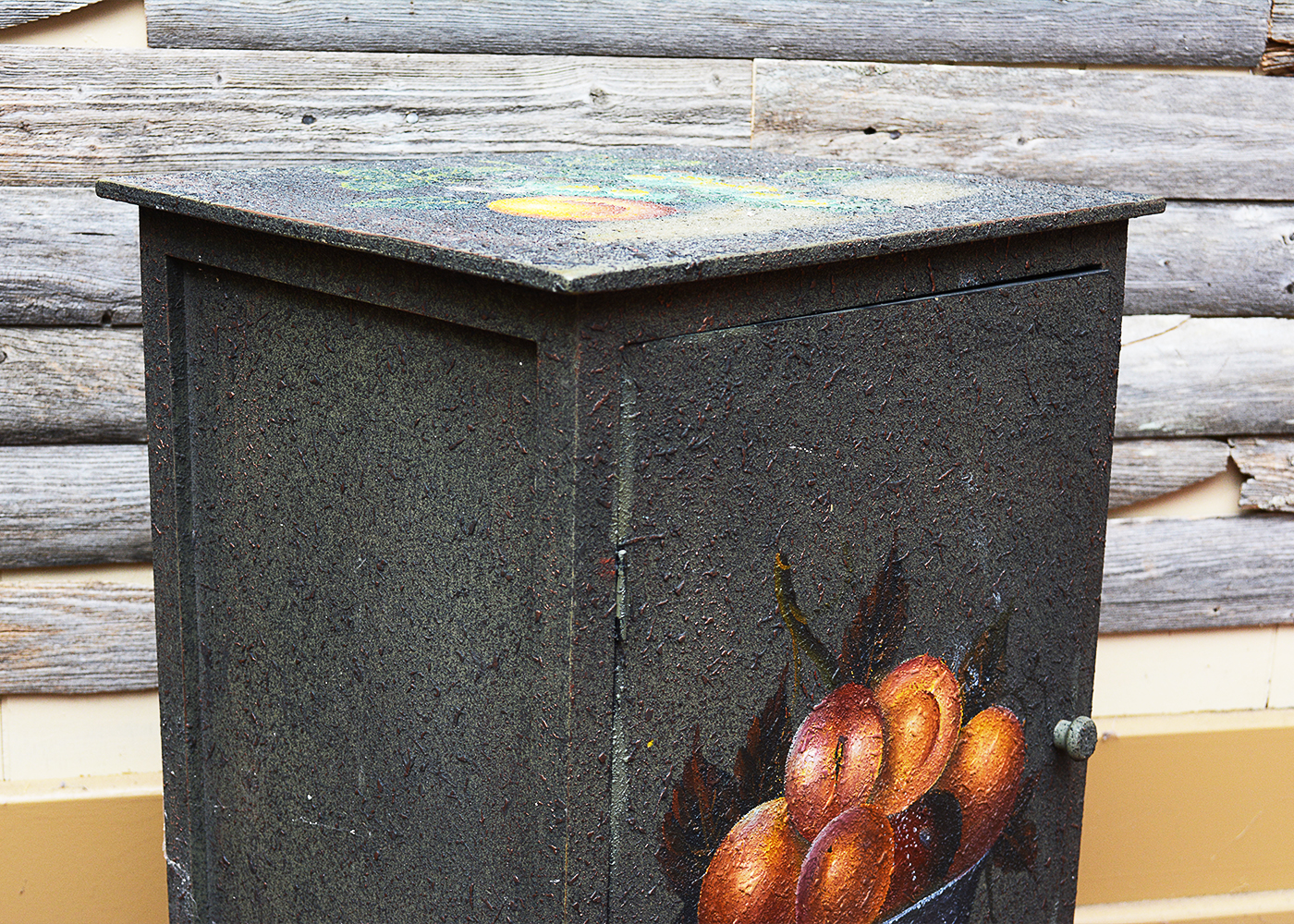 Hand Painted Side Cabinet