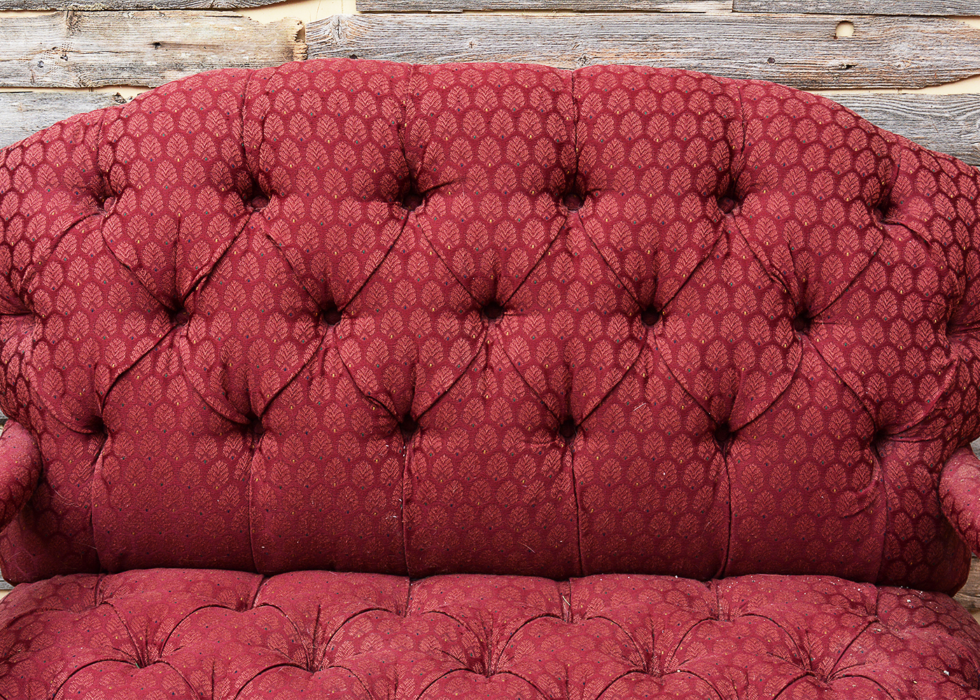 Antique Upholstered Settee