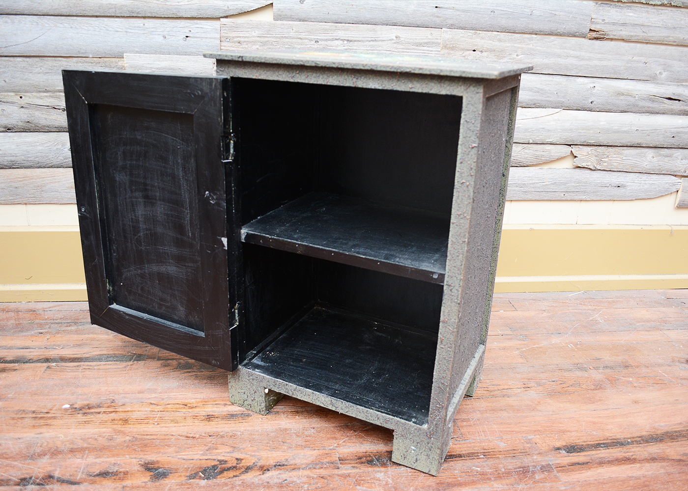 Hand Painted Side Cabinet