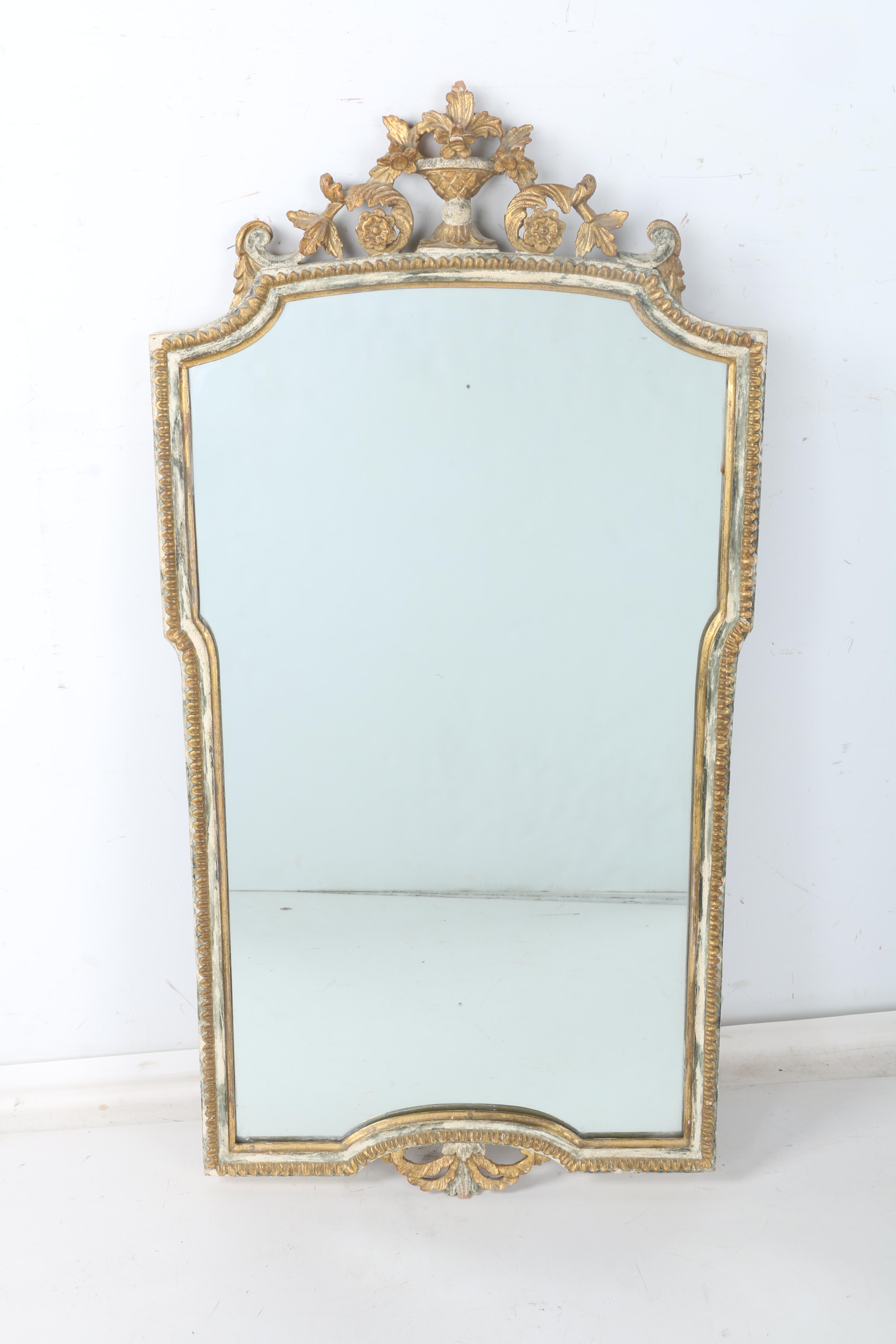 Ornate Gold Tone Mirror