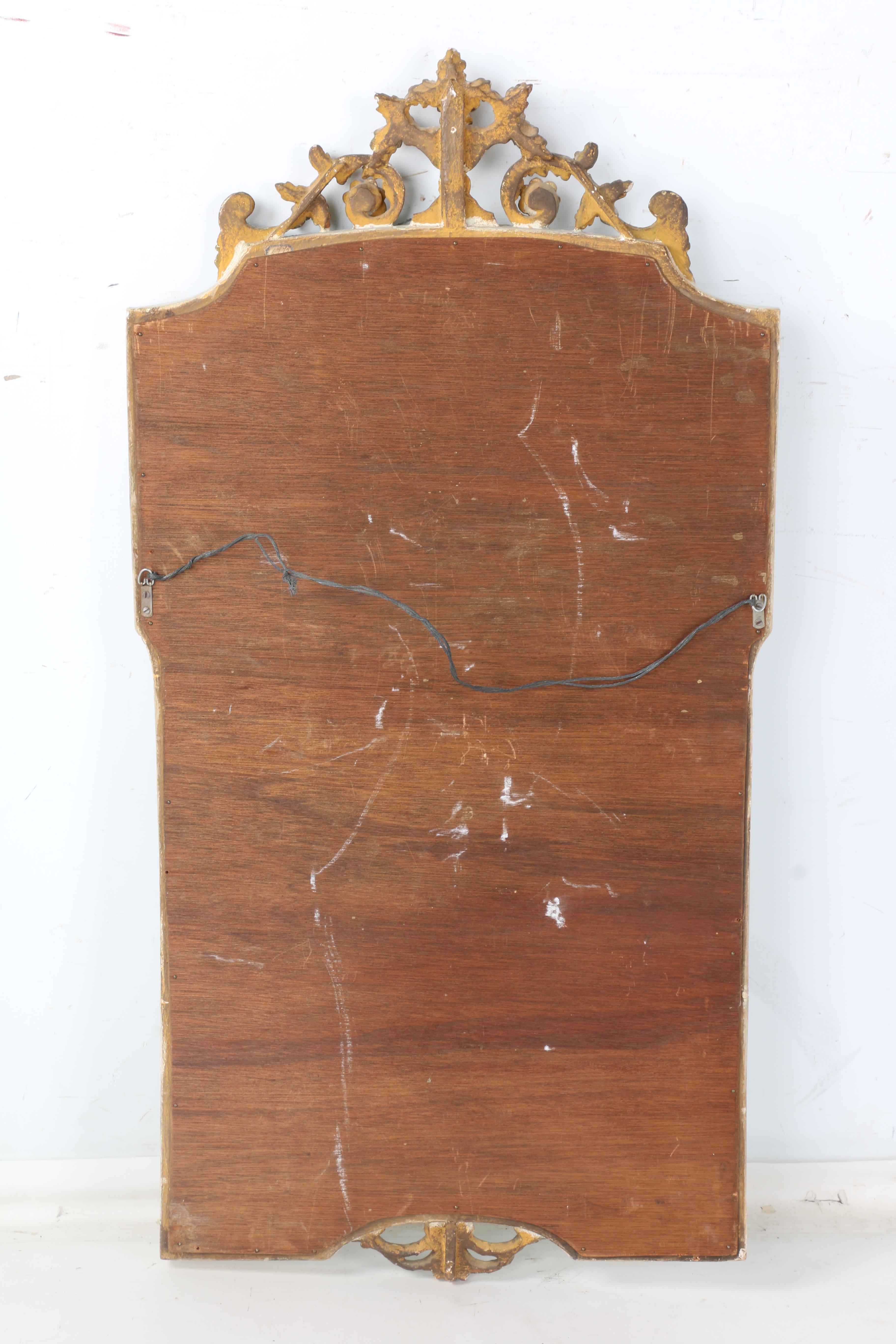 Ornate Gold Tone Mirror