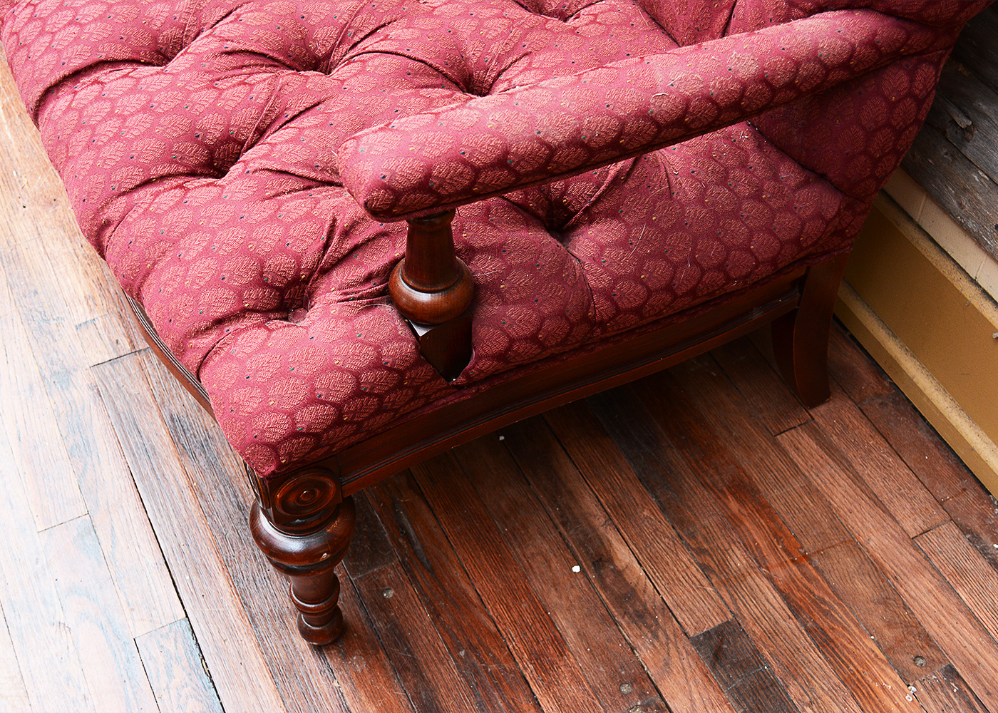 Antique Upholstered Settee