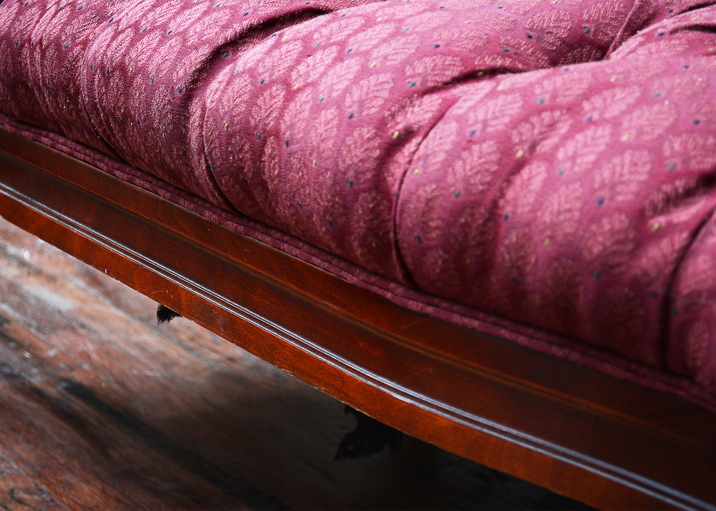 Antique Upholstered Settee