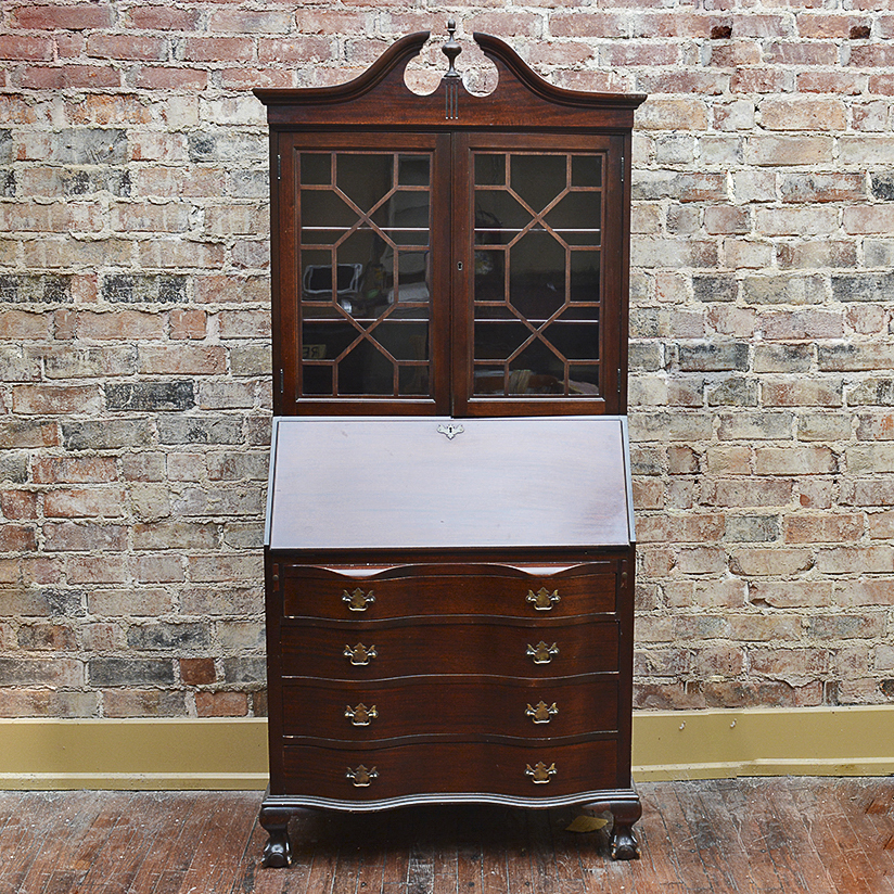 Vintage Maddox Colonial Revival-Style Secretary Desk