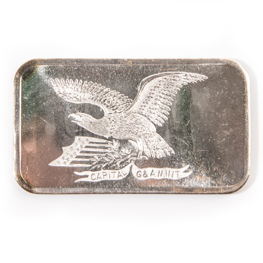 One Troy Ounce Fine Silver Bar