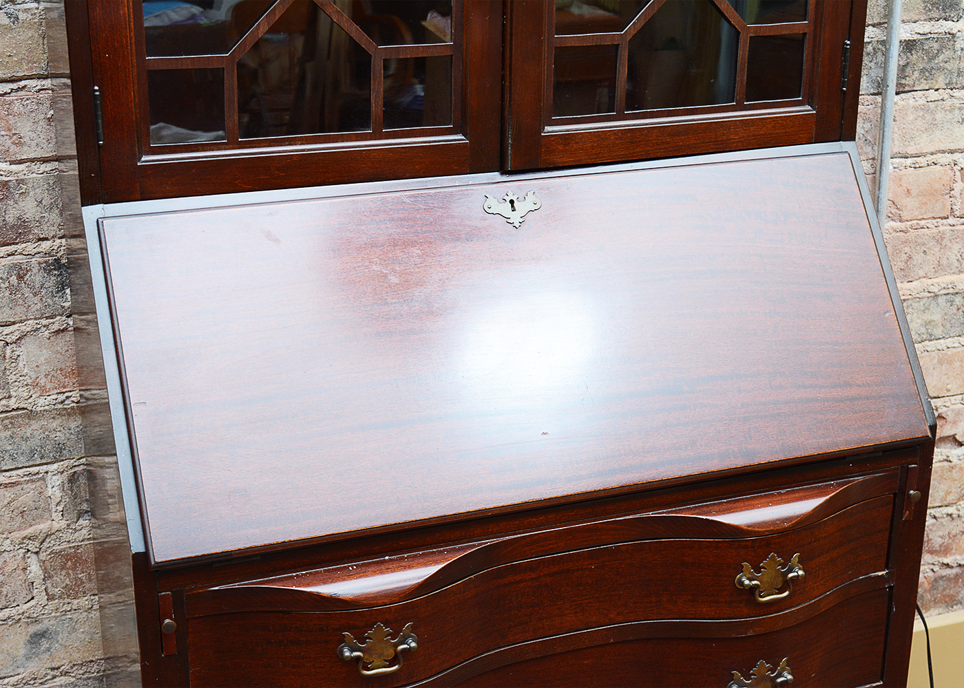 Vintage Maddox Colonial Revival-Style Secretary Desk