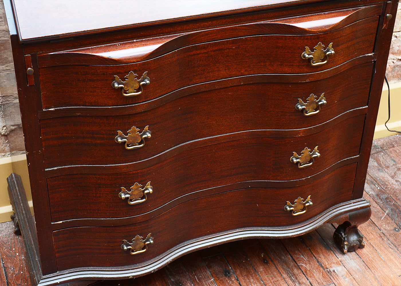 Vintage Maddox Colonial Revival-Style Secretary Desk