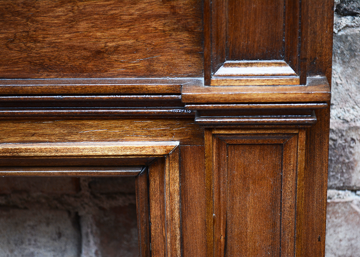 Solid Cherry Fireplace Mantel