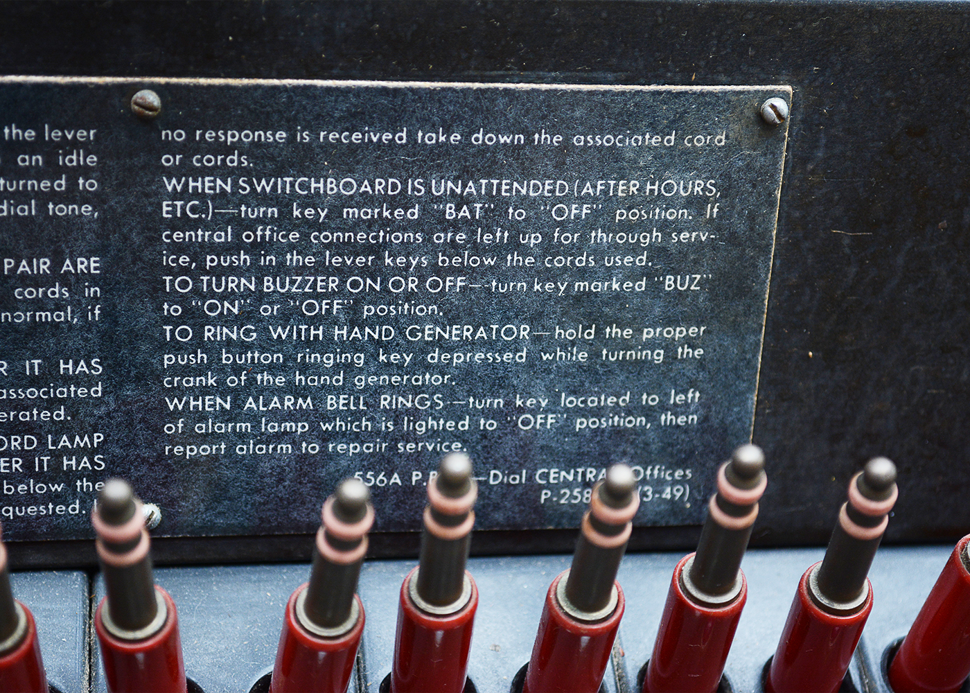 Bell System Western Electric Switchboard