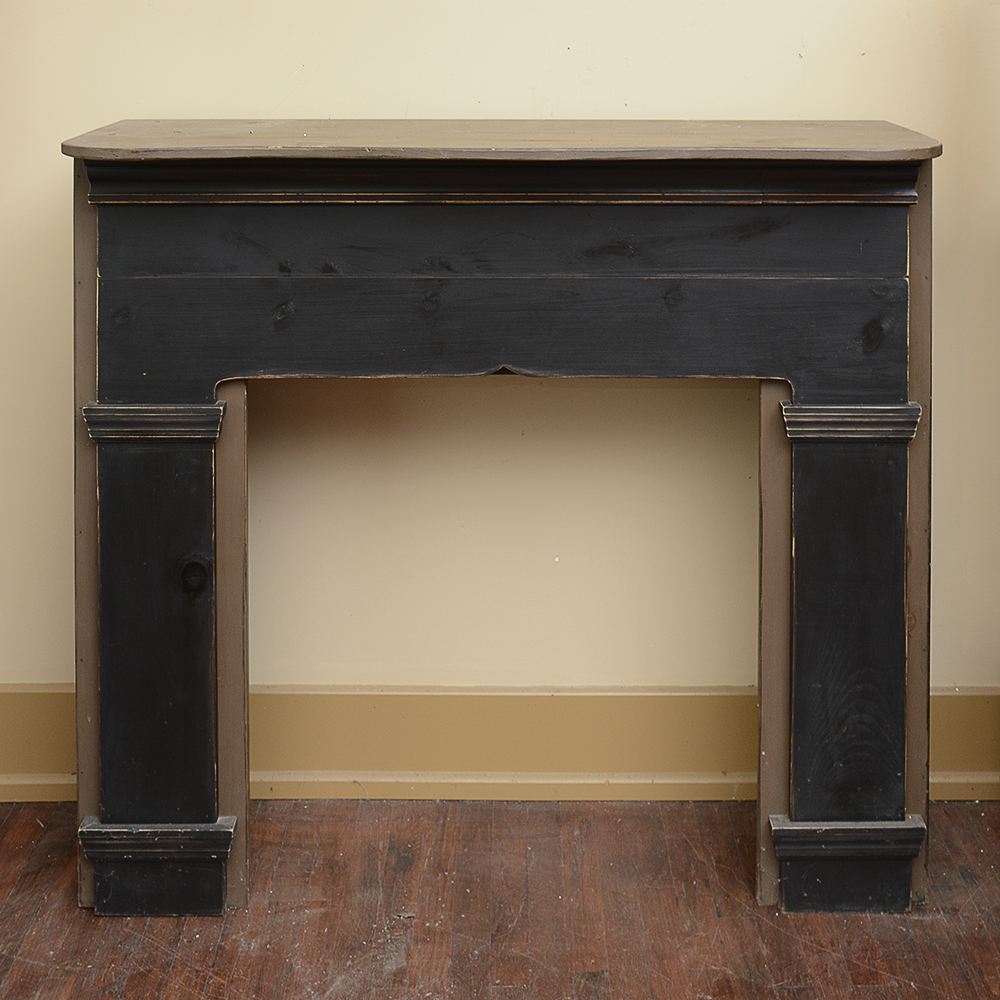Painted Pine Mantel