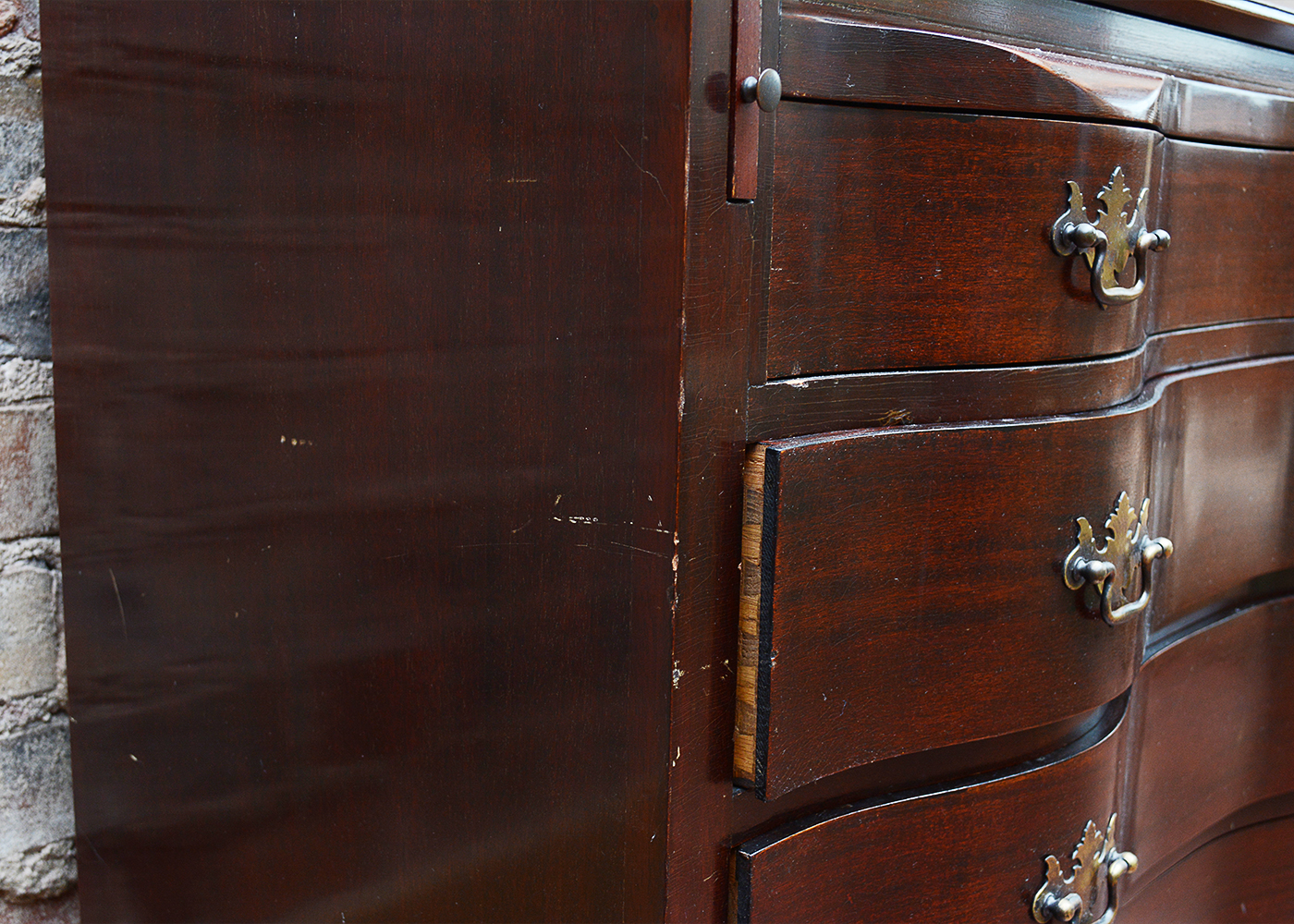 Vintage Maddox Colonial Revival-Style Secretary Desk