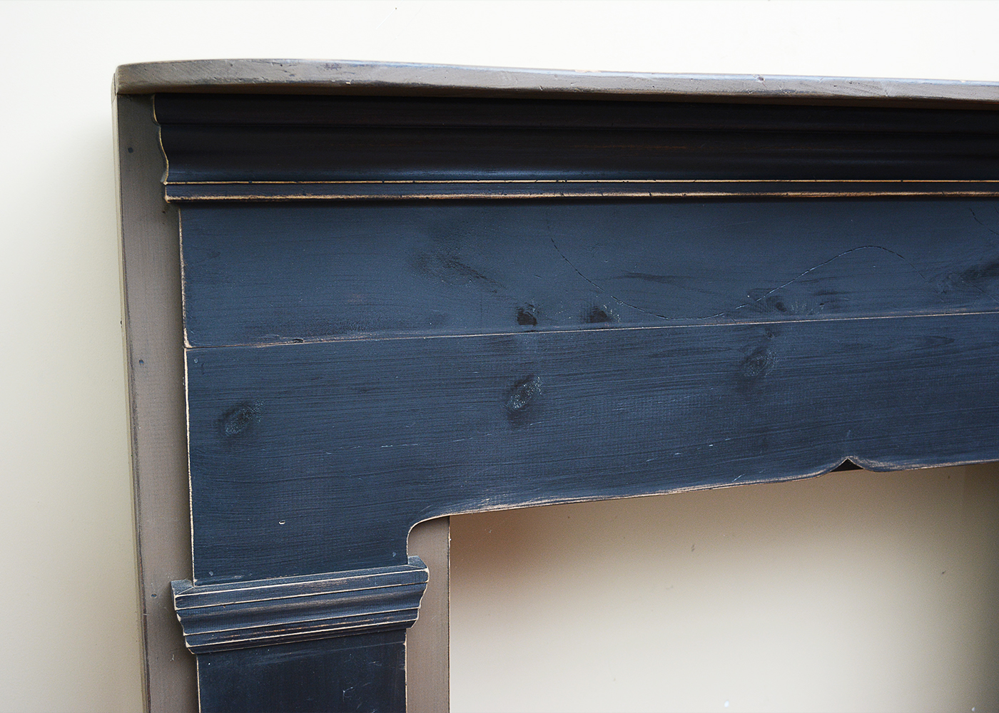 Painted Pine Mantel