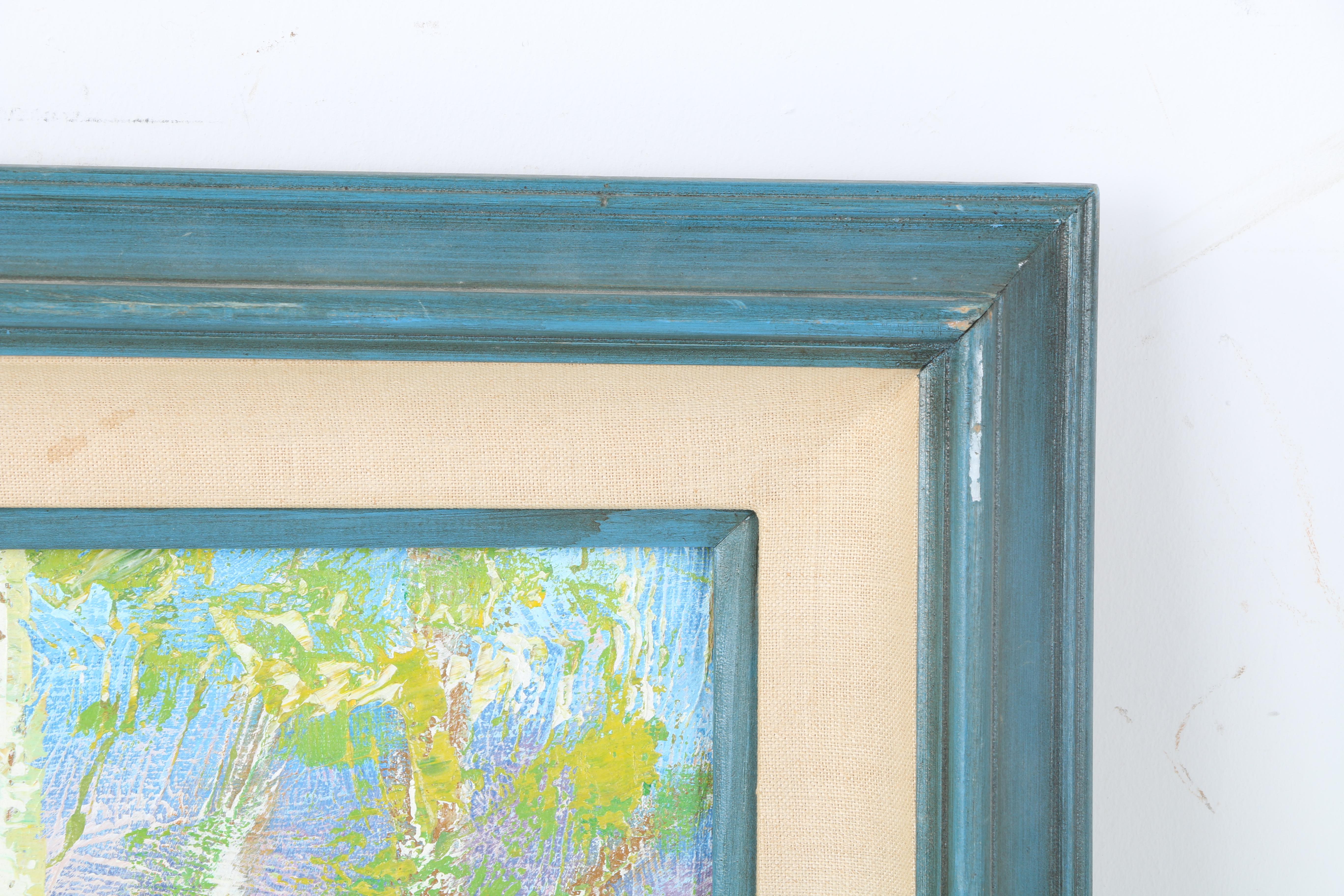 Van Der Leer Oil Painting of Group Outing