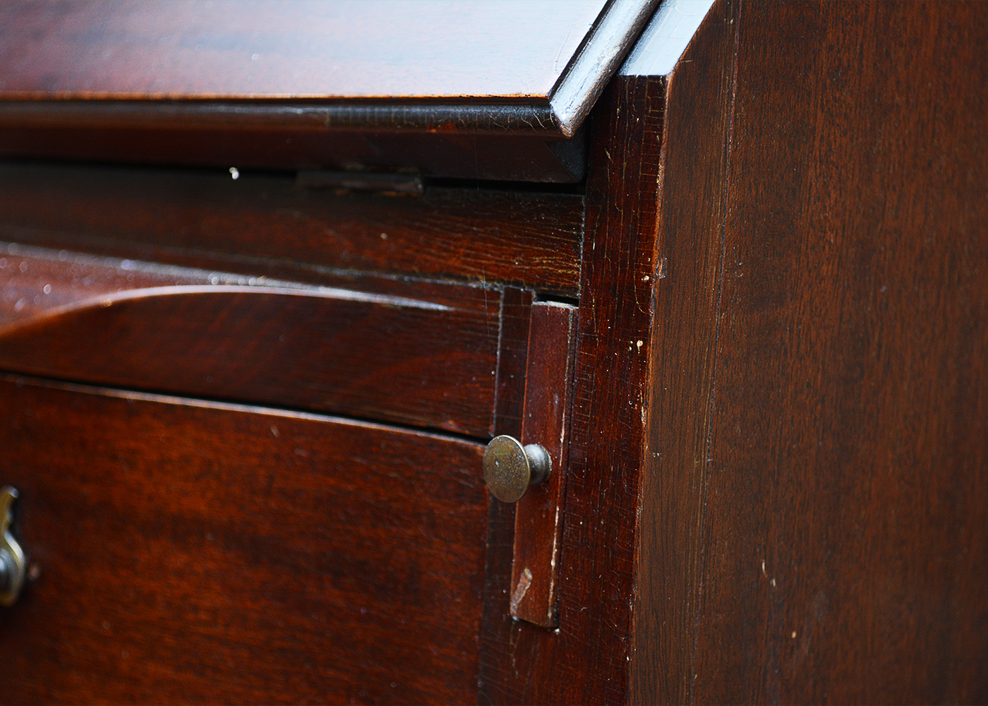 Vintage Maddox Colonial Revival-Style Secretary Desk