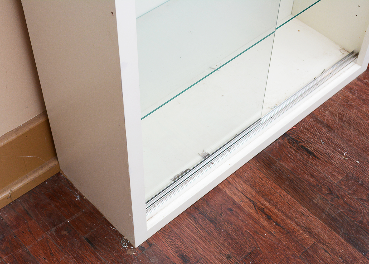 Contemporary Glass Fronted Stackable Cabinets