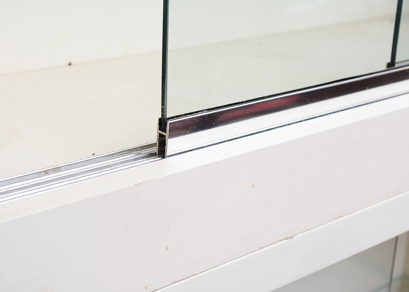 Contemporary Glass Fronted Stackable Cabinets