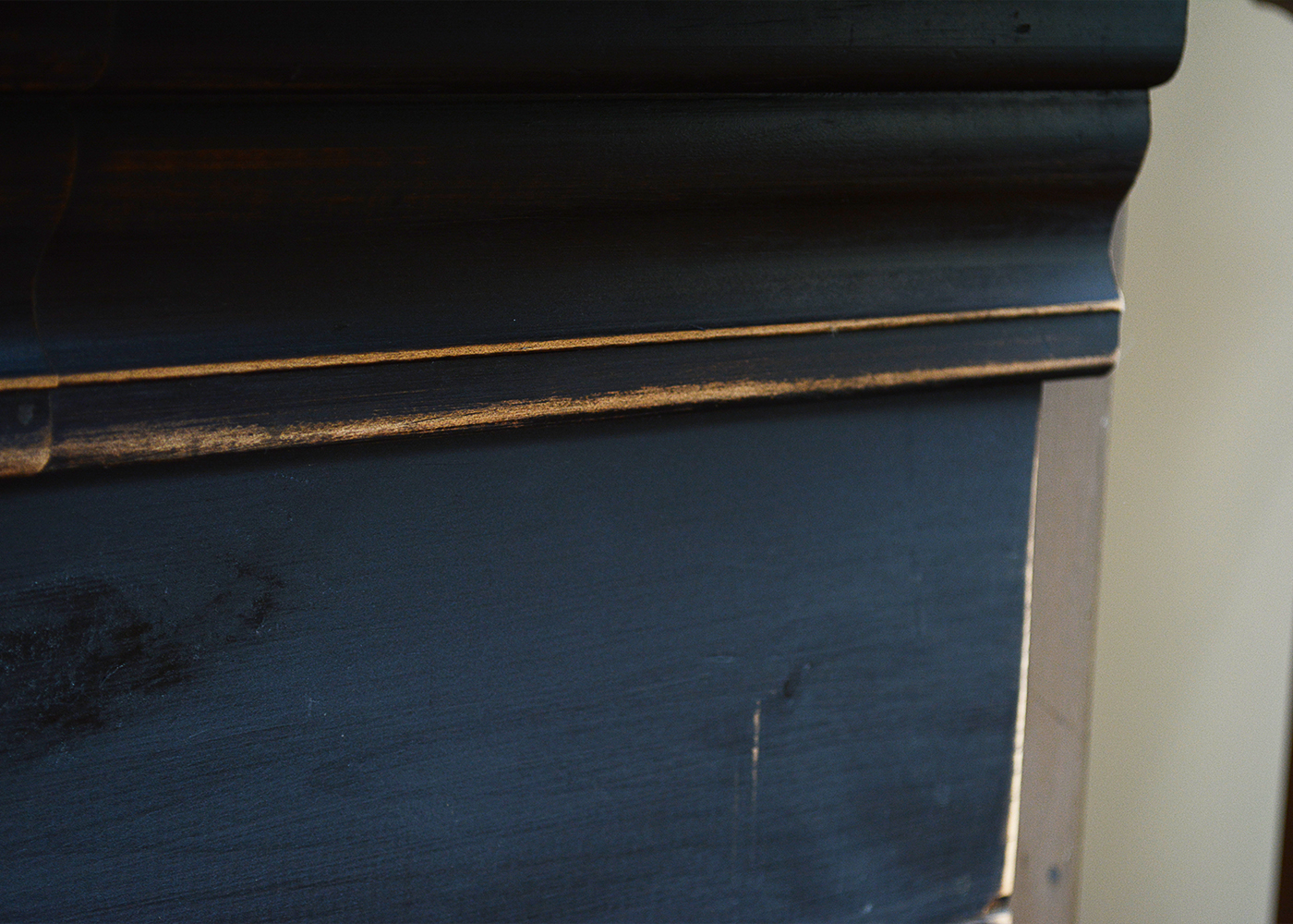 Painted Pine Mantel