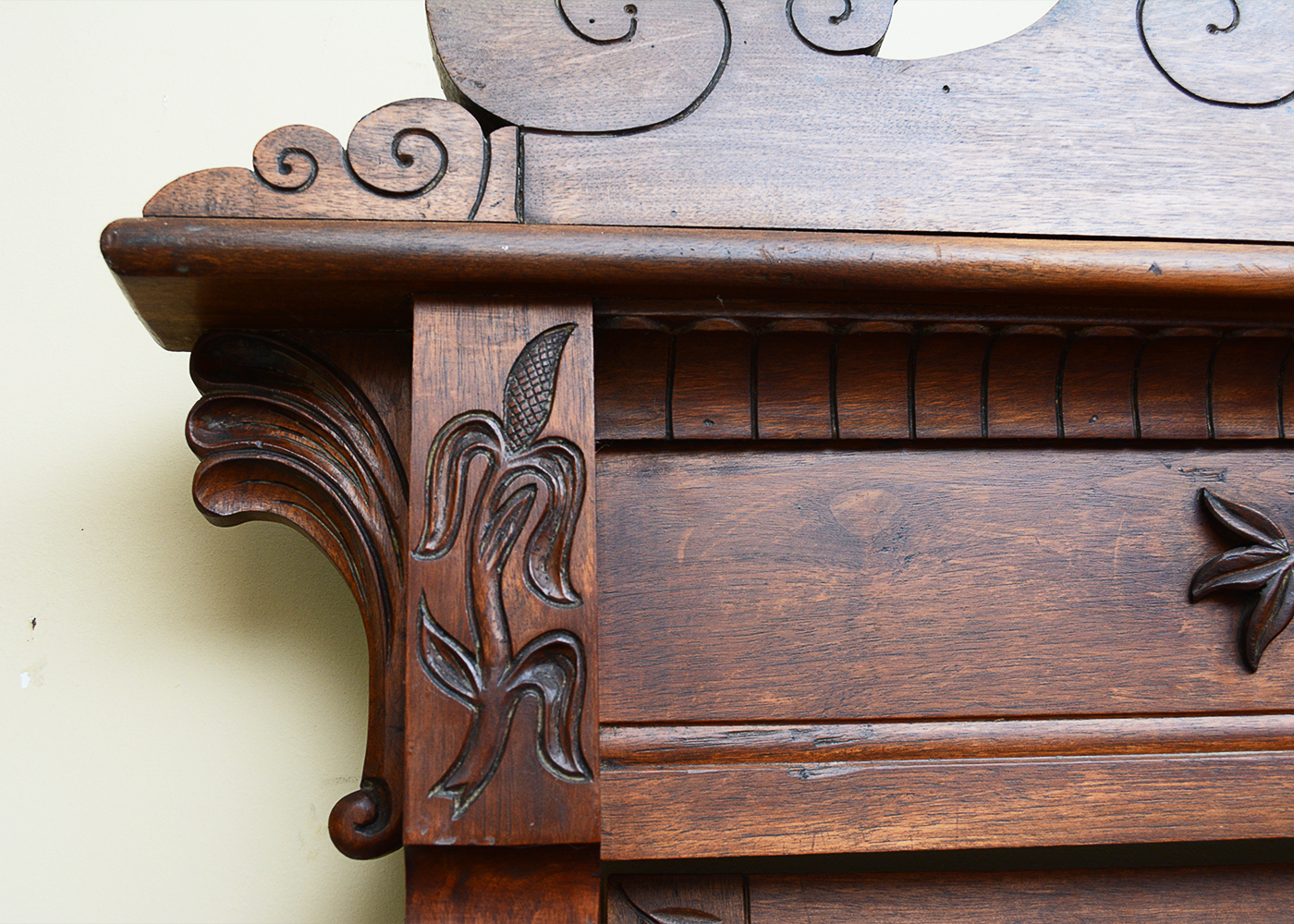 Victorian Eastlake Style Dresser With Mirror