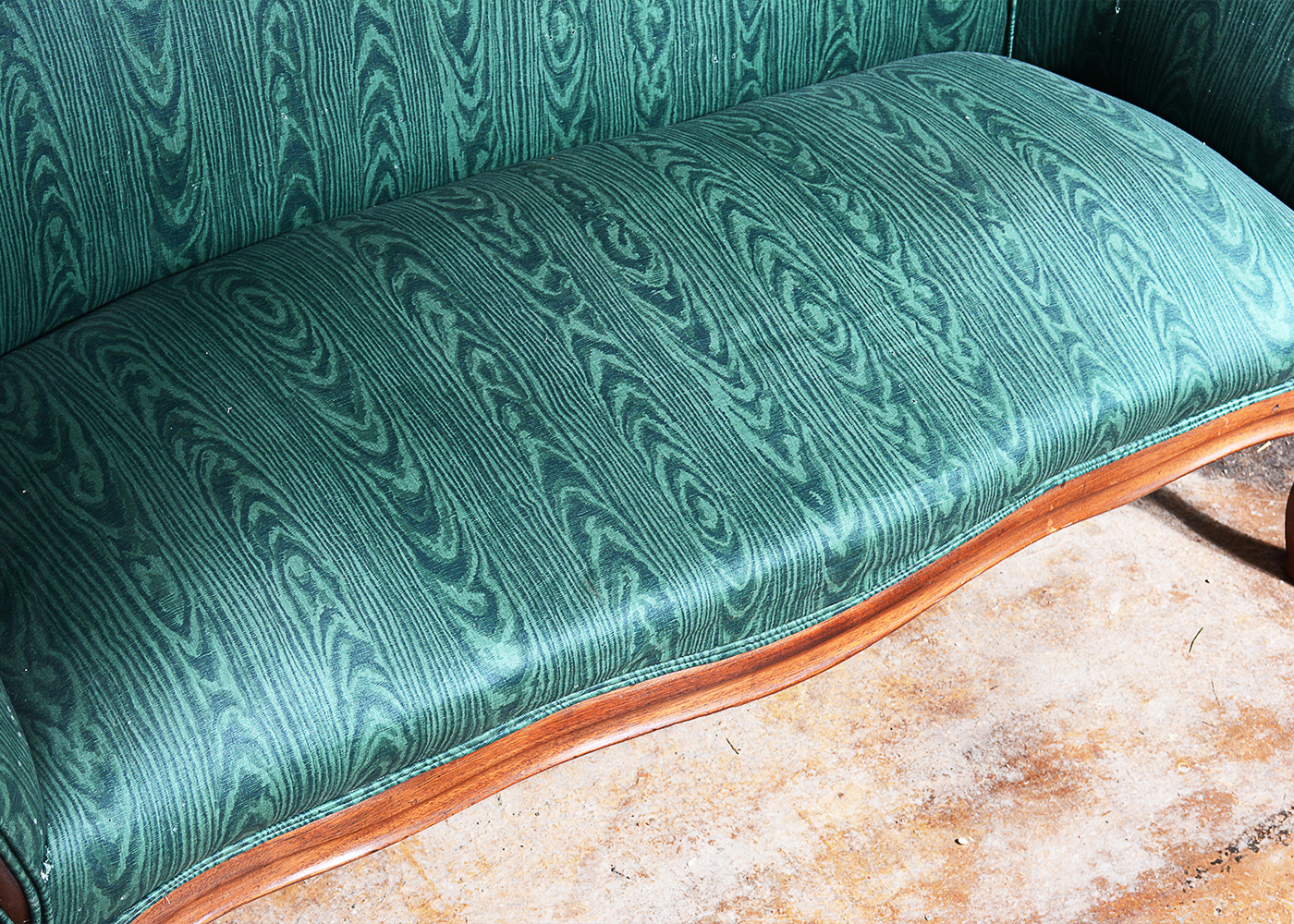 Antique Victorian Upholstered Settee
