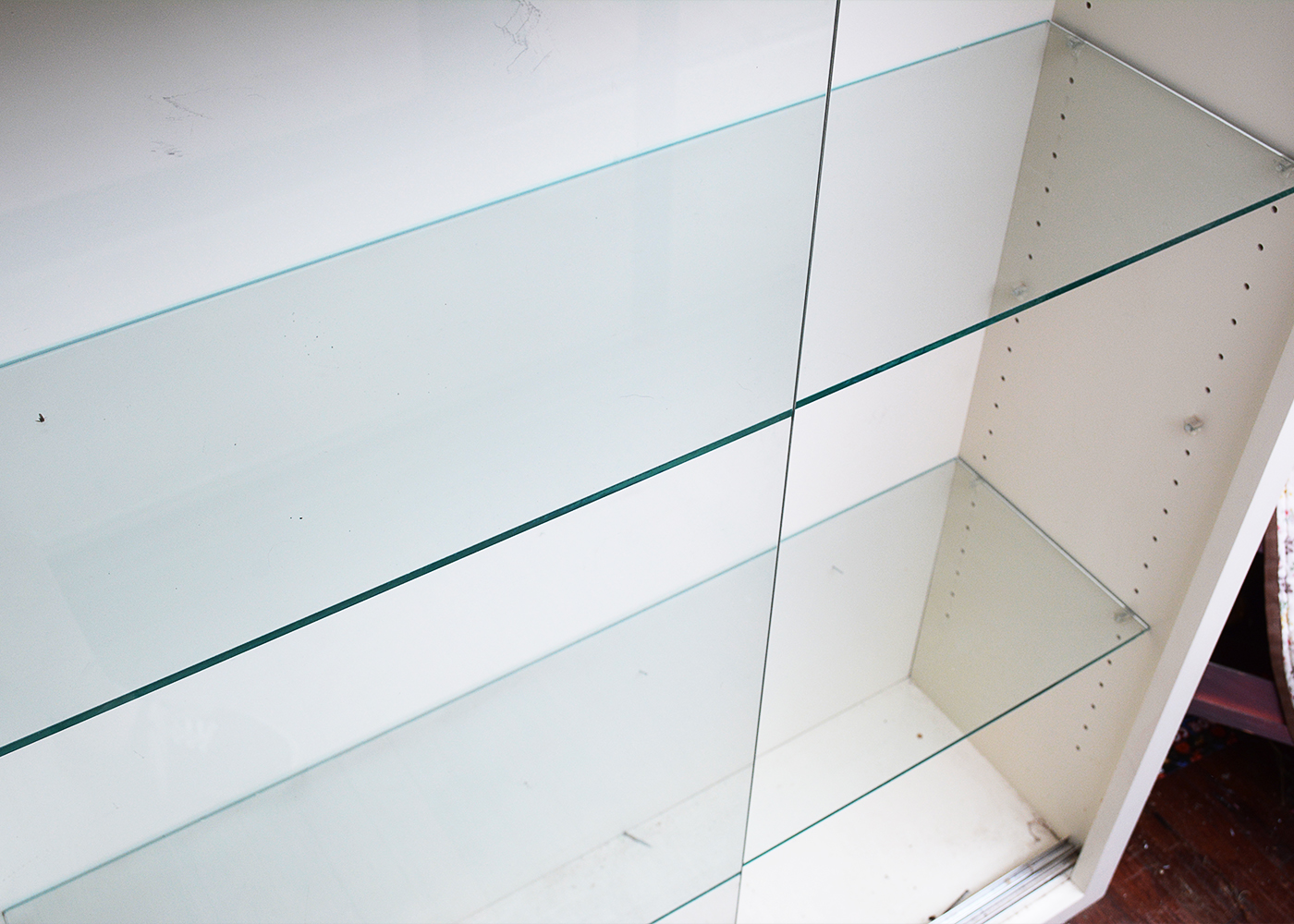 Contemporary Glass Fronted Stackable Cabinets