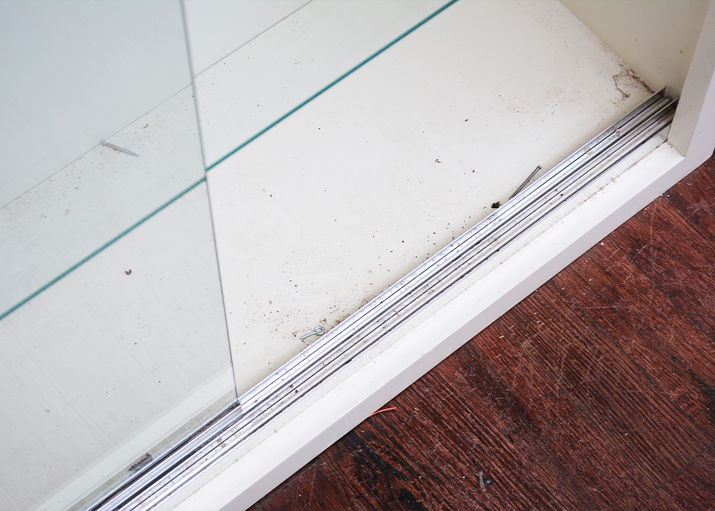 Contemporary Glass Fronted Stackable Cabinets