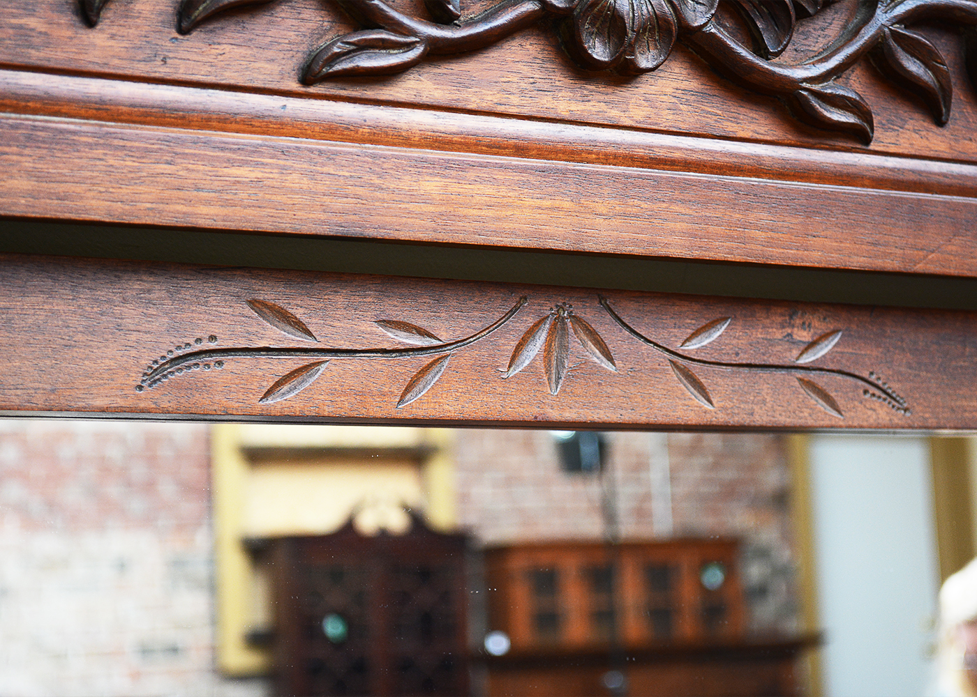 Victorian Eastlake Style Dresser With Mirror