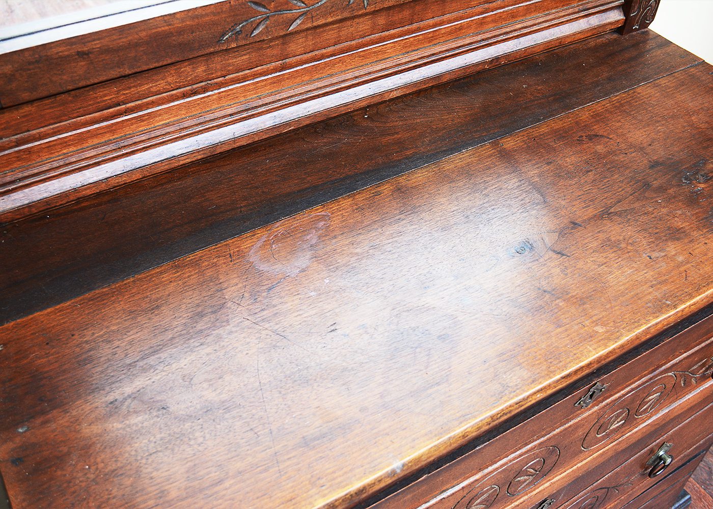 Victorian Eastlake Style Dresser With Mirror