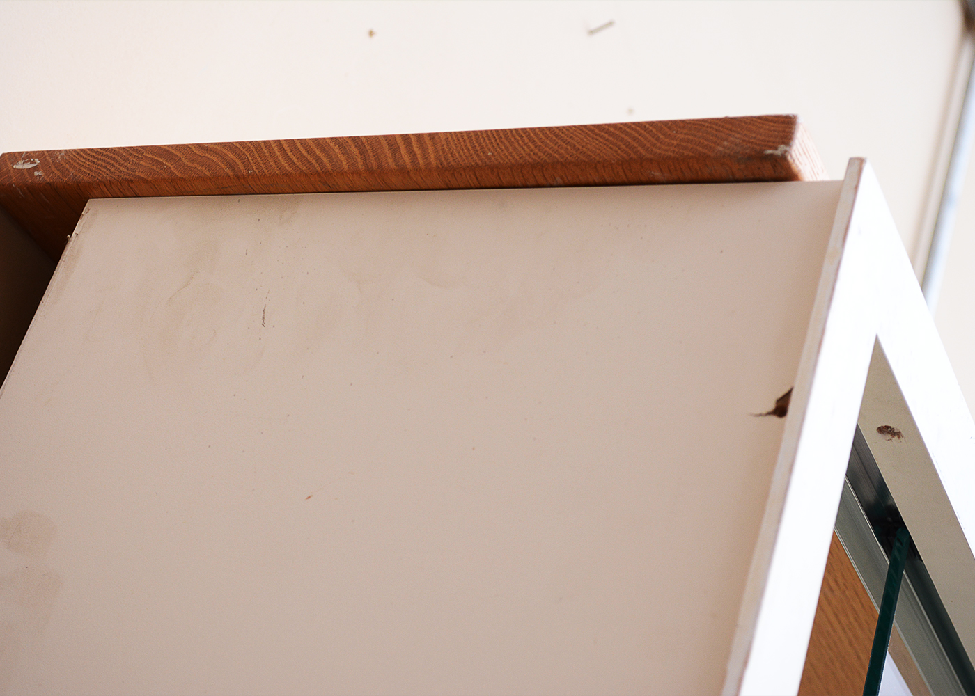 Contemporary Glass Fronted Stackable Cabinets