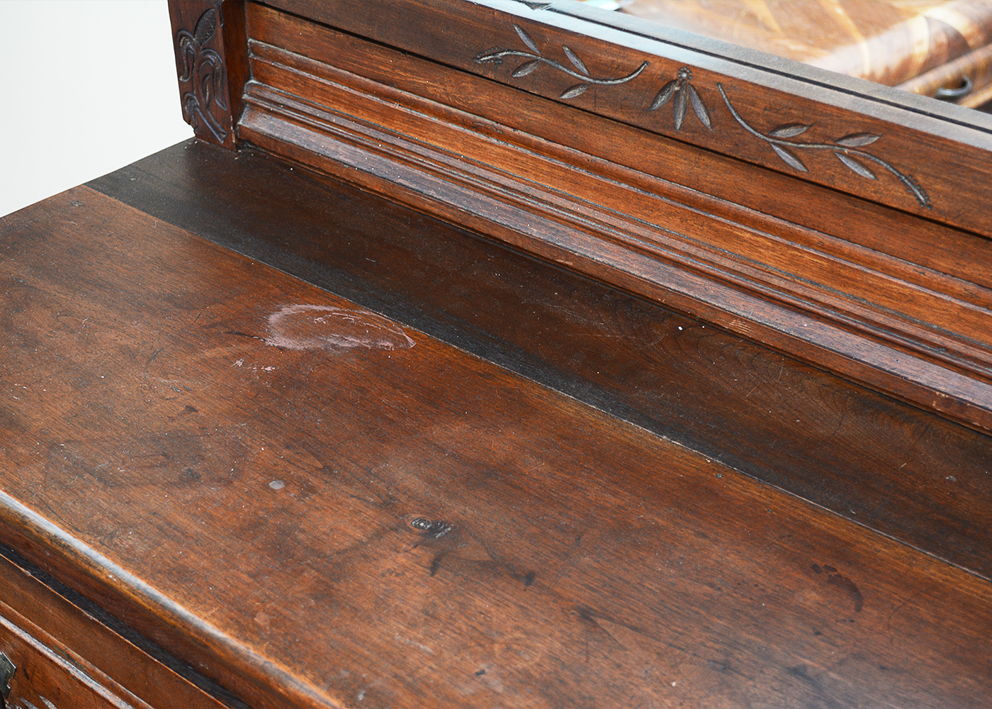 Victorian Eastlake Style Dresser With Mirror